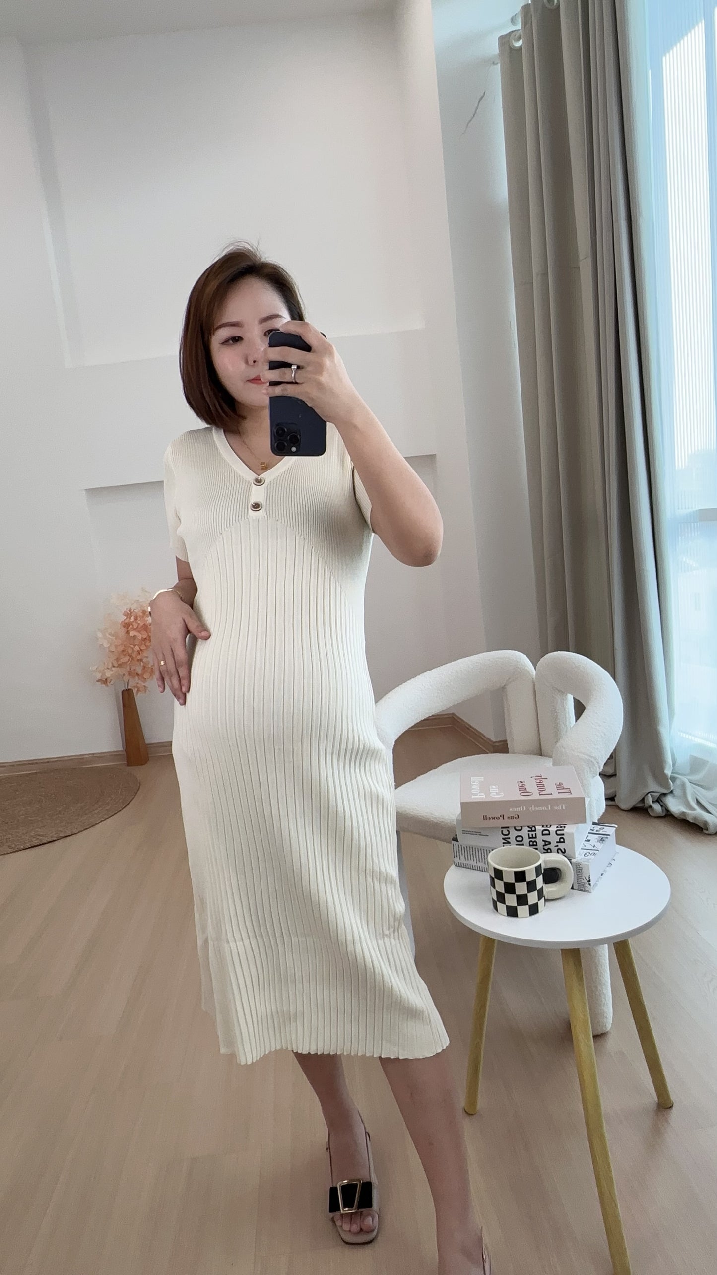 Donna Fitted Knits Dress