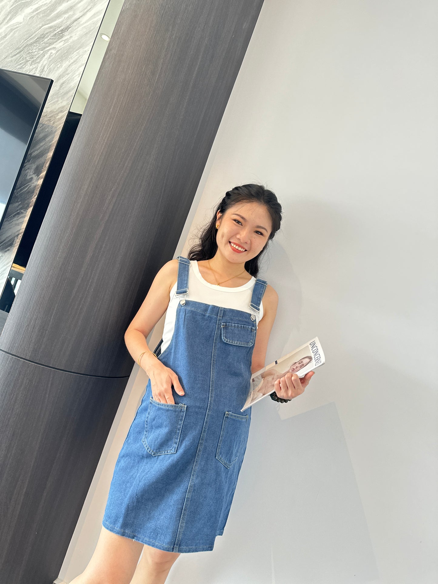 Vionna 2pcs Set Denim Dress