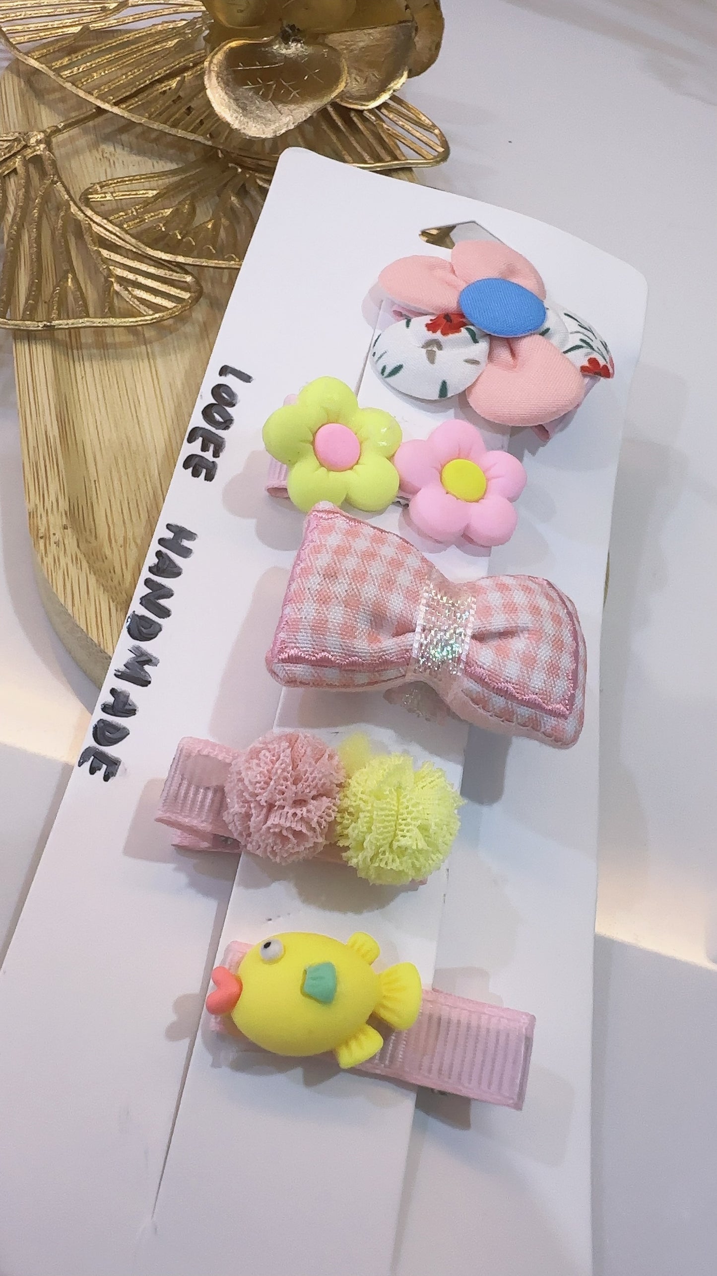 LOOEE Kids Ribbon Hair Clip