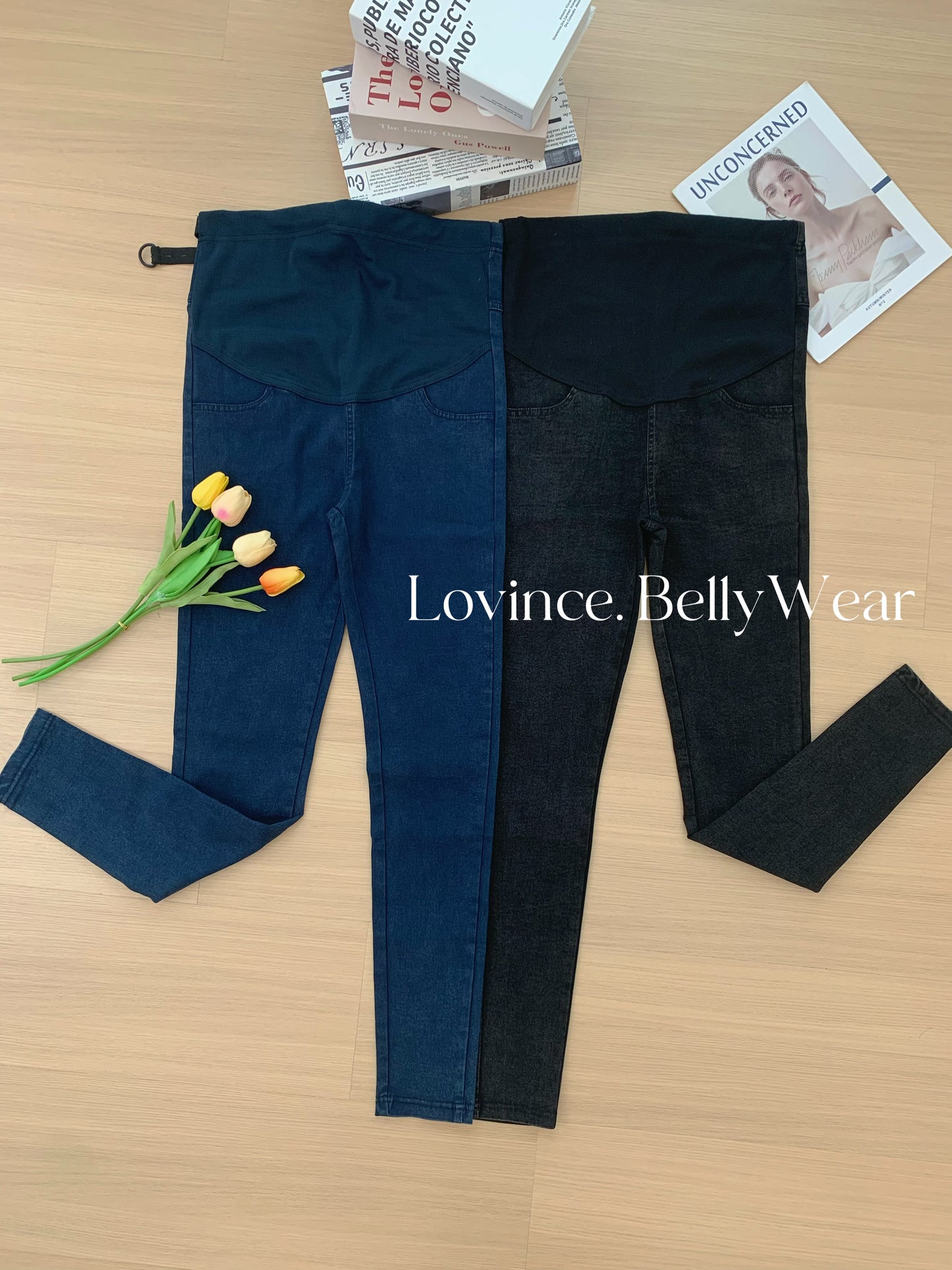 Casual Maternity Long Jeans
