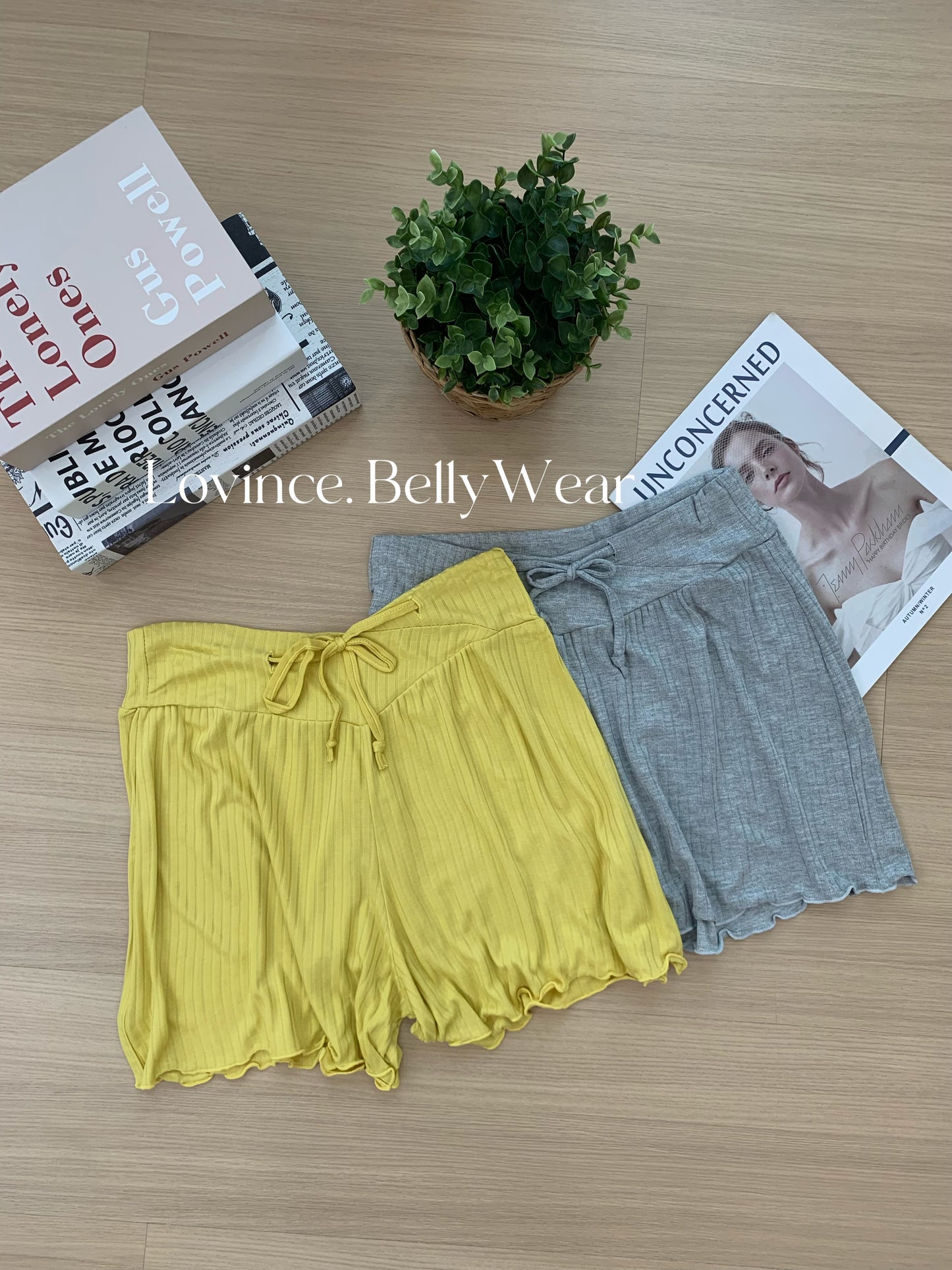 Pit Stripes Casual Maternity Short Pant