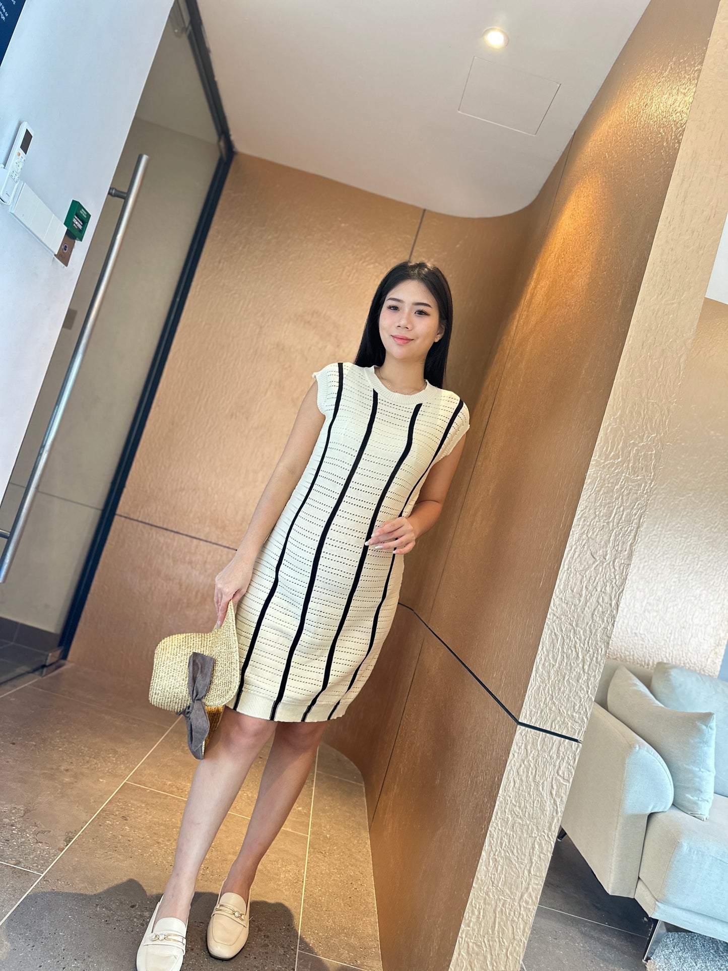 Adeen Knitted Knits Dress