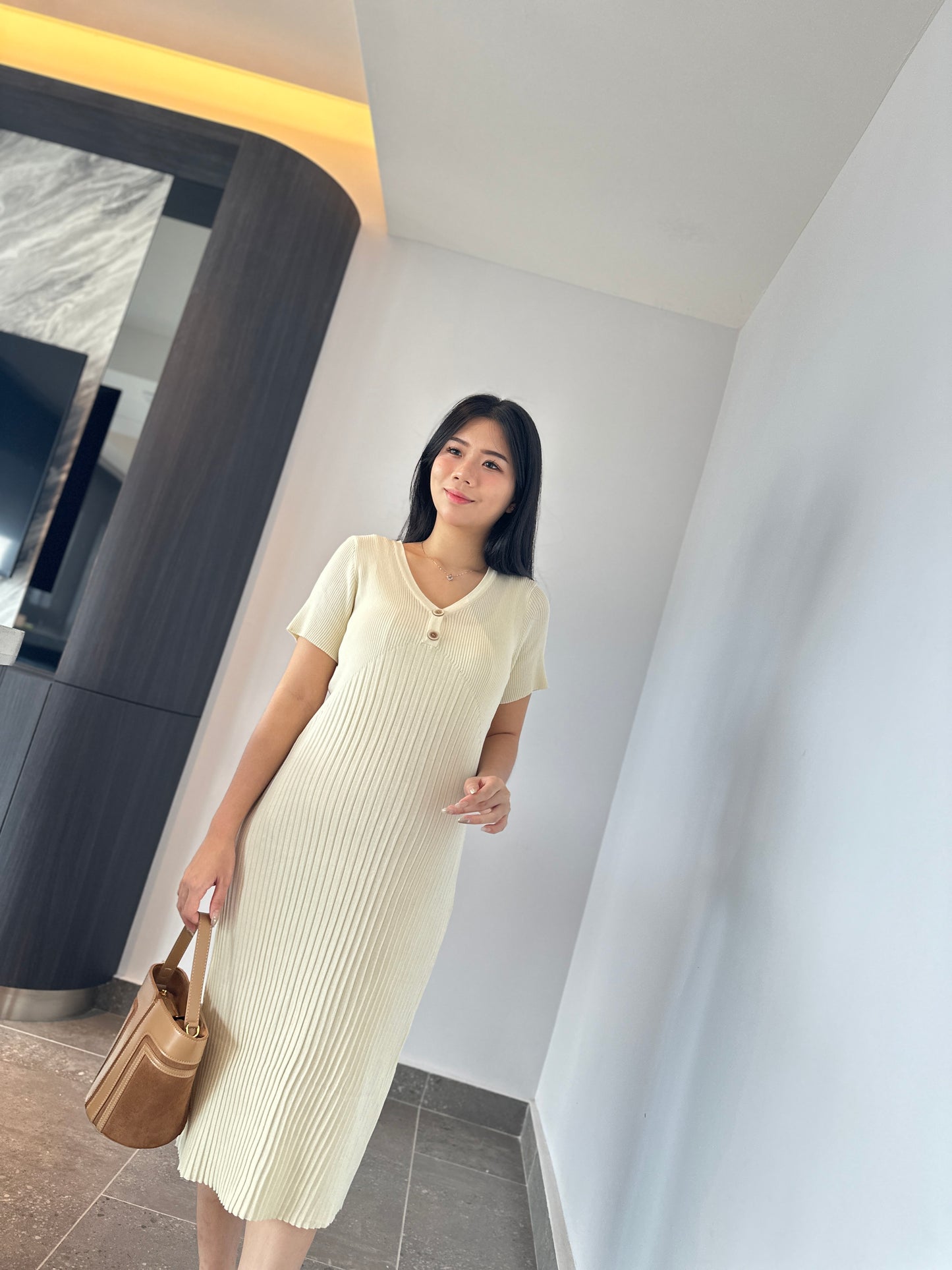 Donna Fitted Knits Dress