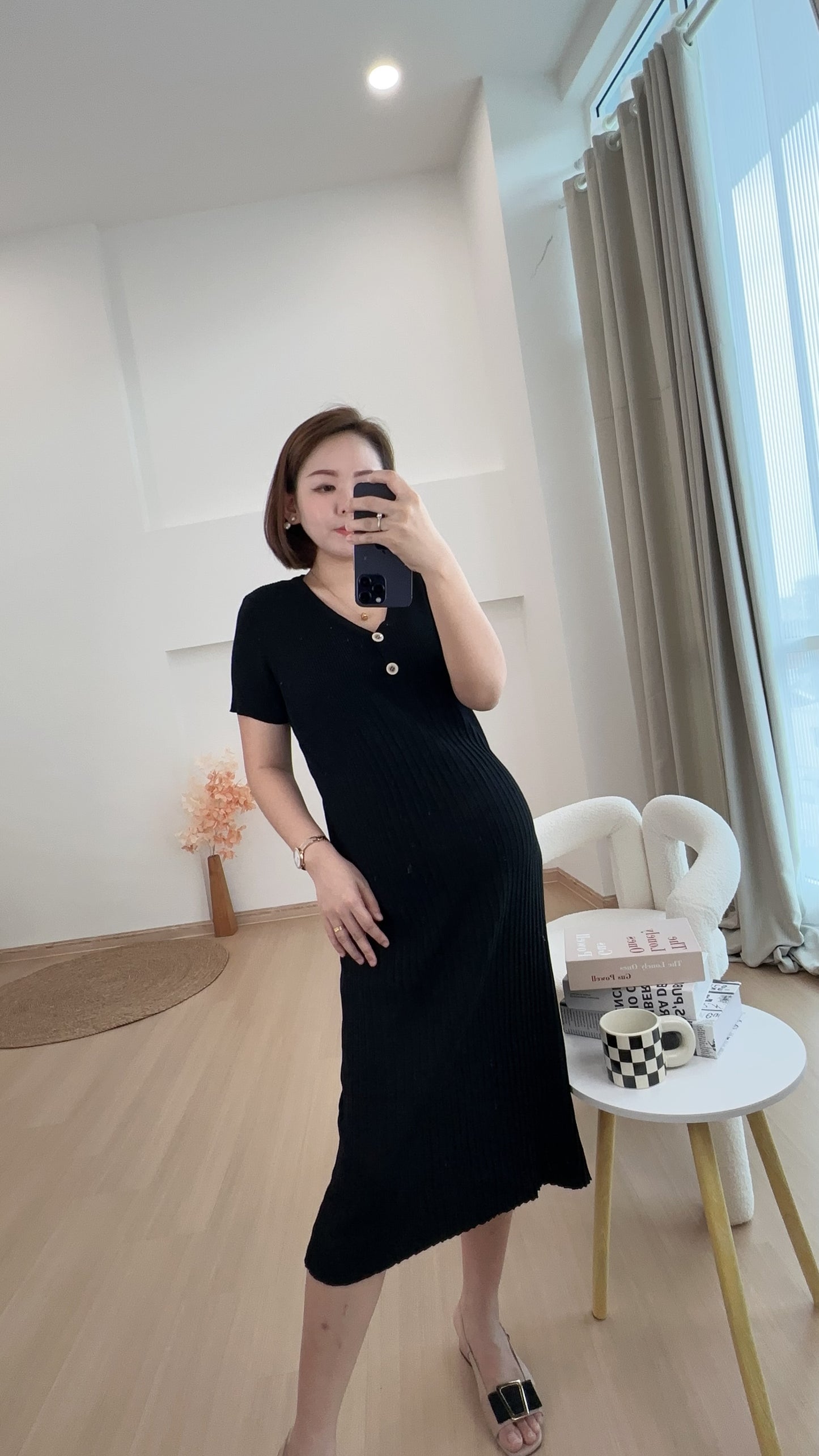 Donna Fitted Knits Dress