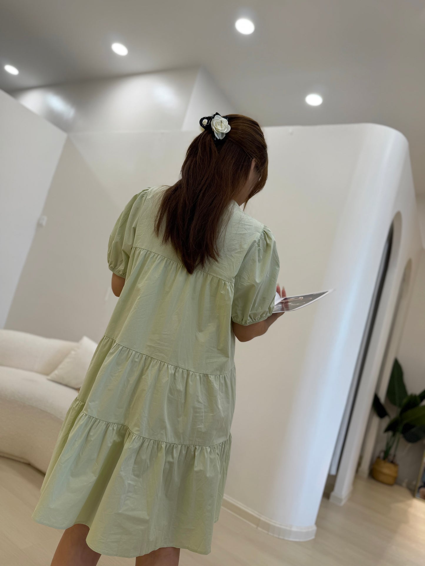 Giselle Linen Blend Dress