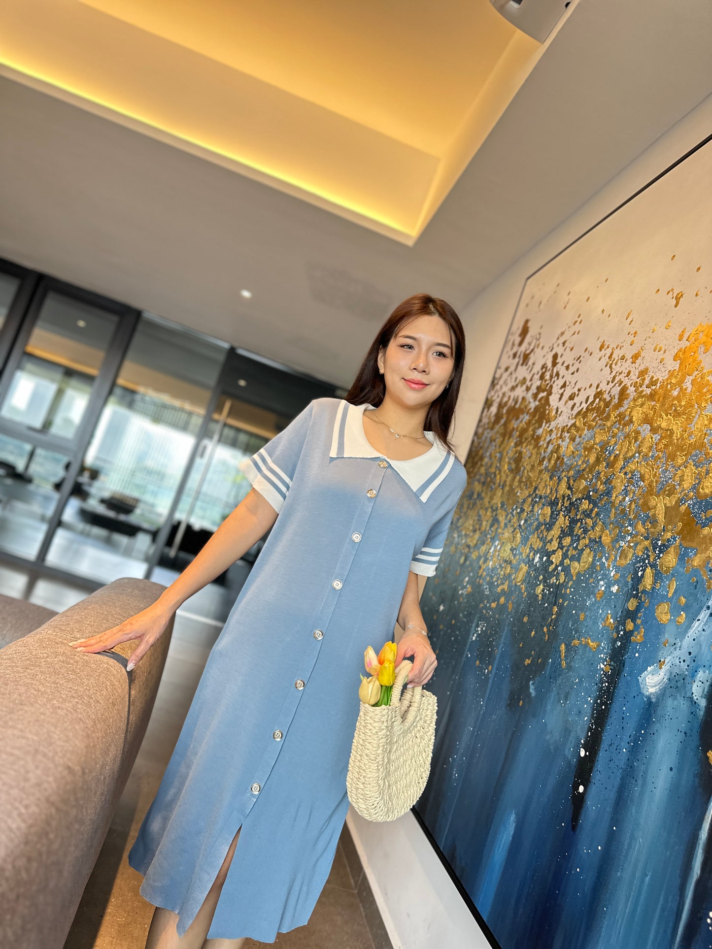 Yufin Collared Knitted Knits