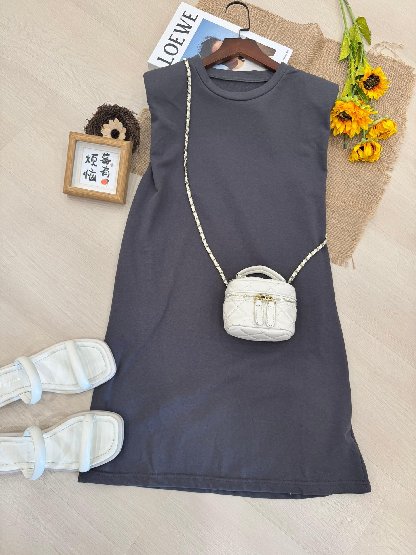 Eliah Sleeveless Cotton Dress