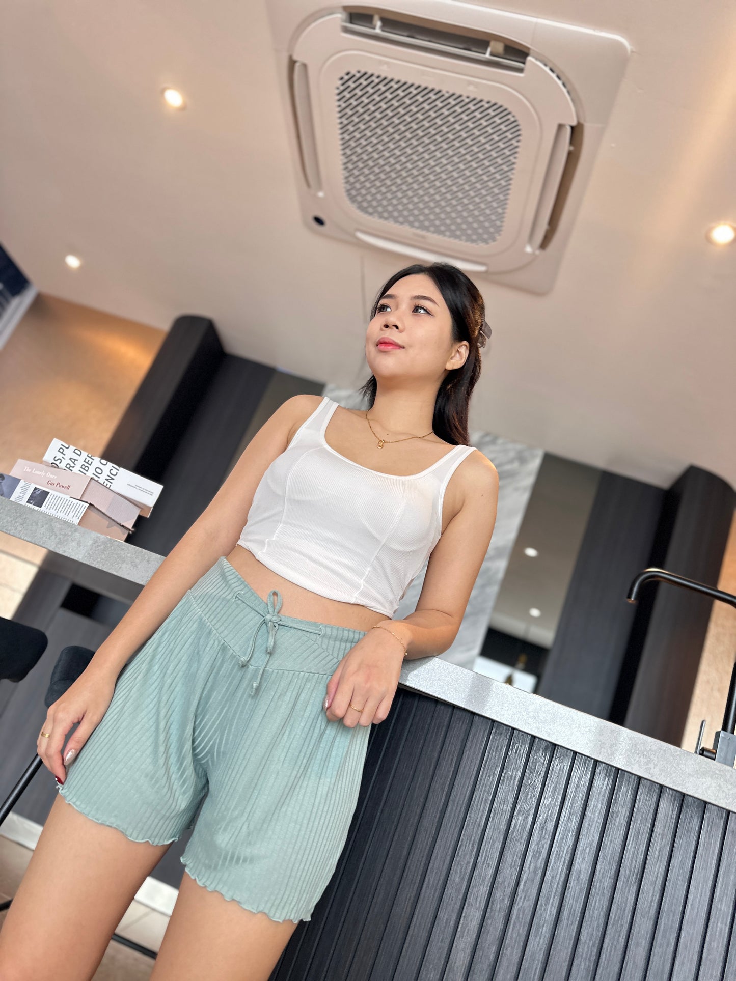 Pit Stripes Casual Maternity Short Pant