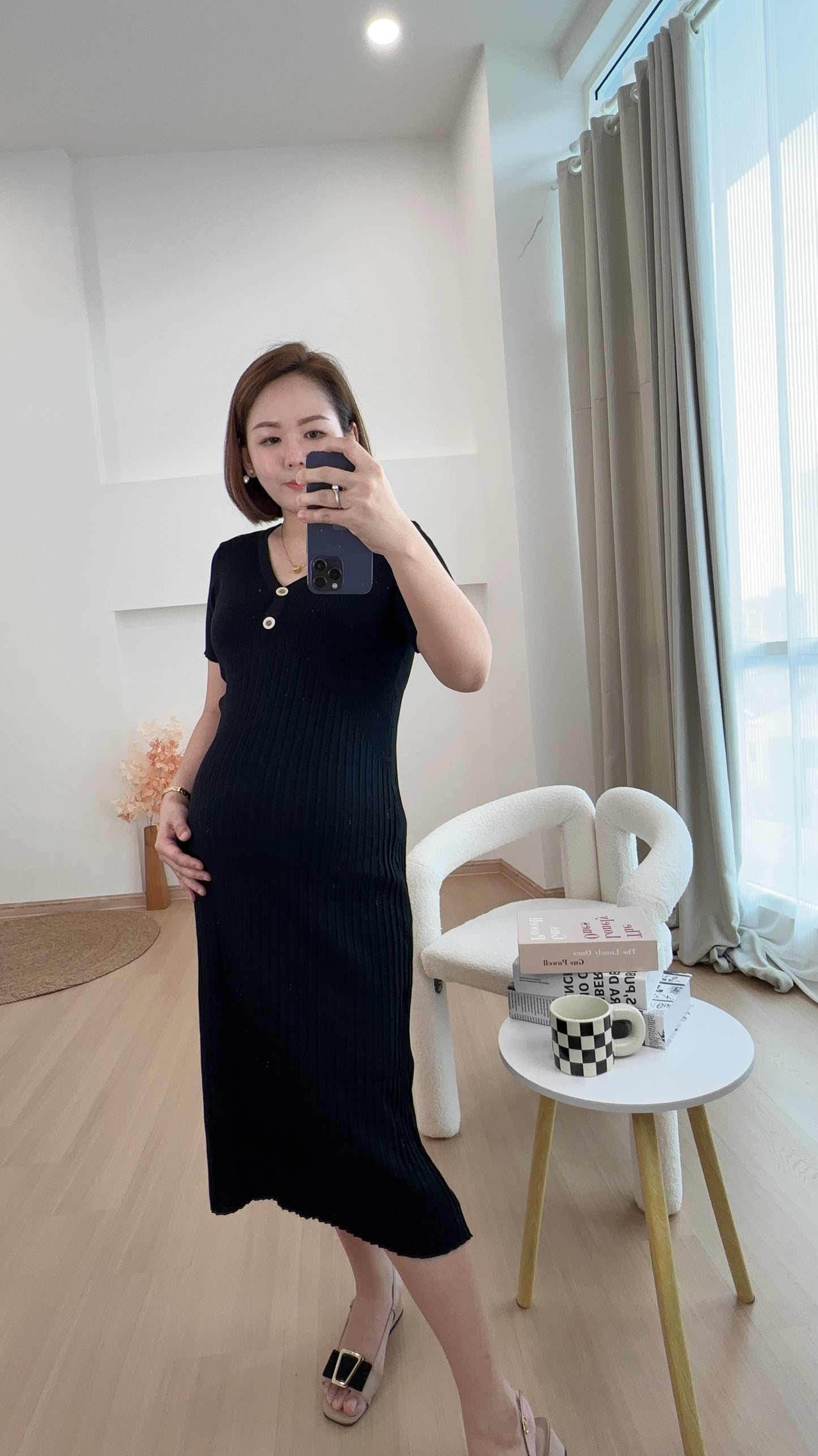 Donna Fitted Knits Dress
