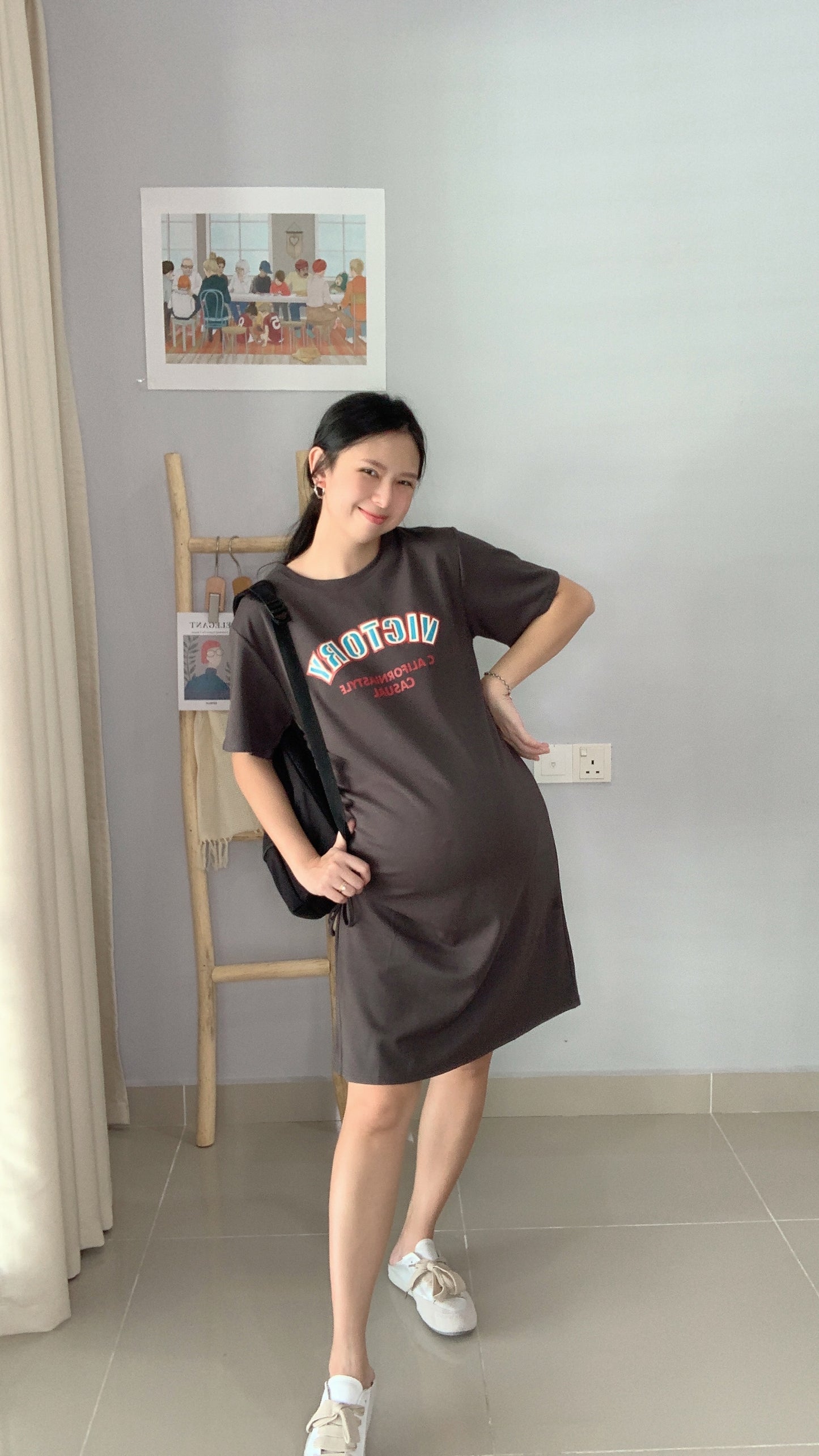 Veeah Cotton Stretchy TeeDress