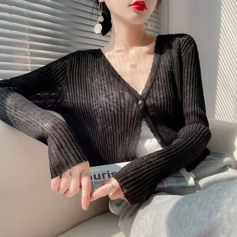 Felice Sheer Cardigan