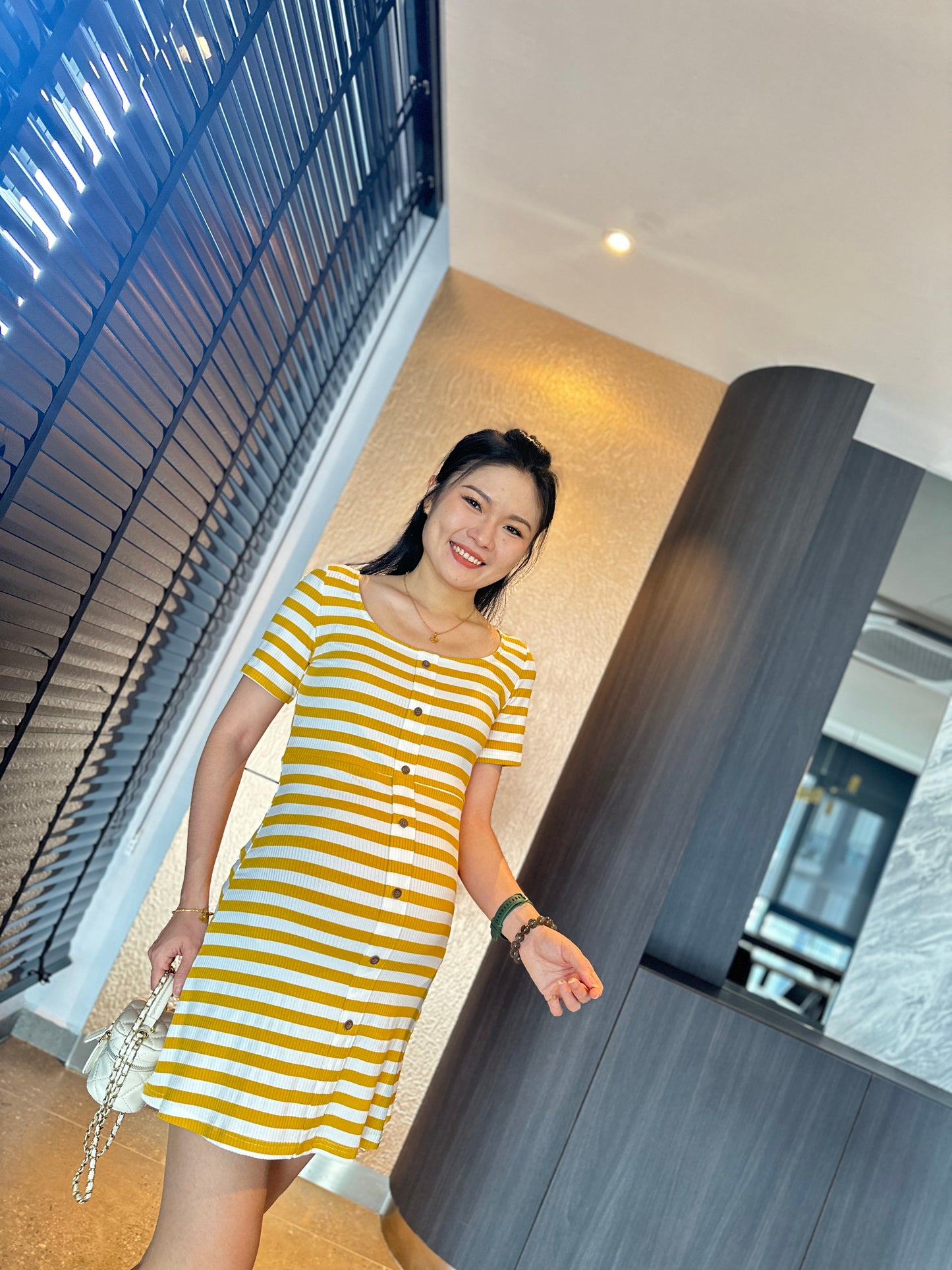 Lovince Lydia Stripes Stretchable Dress