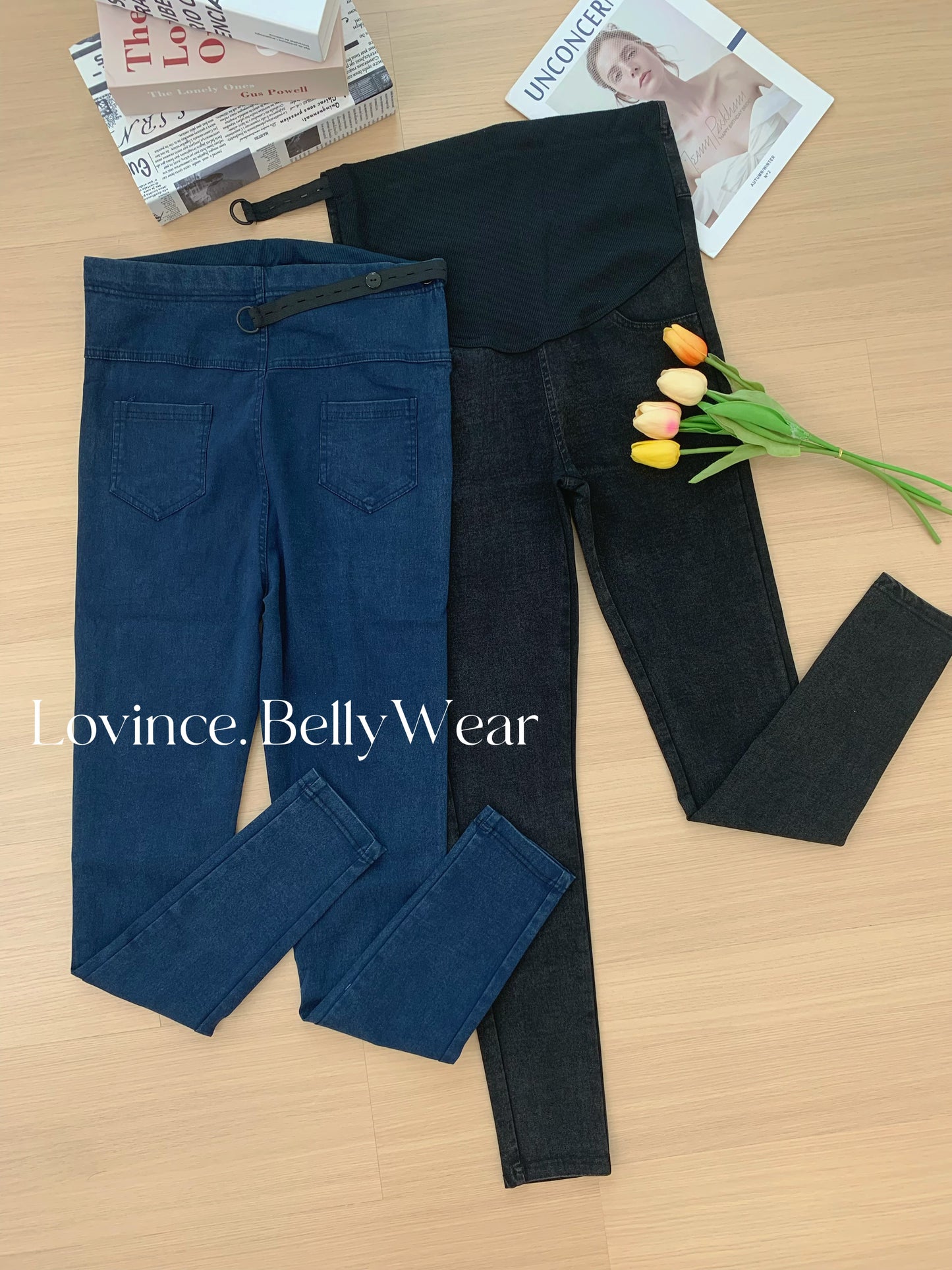 Casual Maternity Long Jeans
