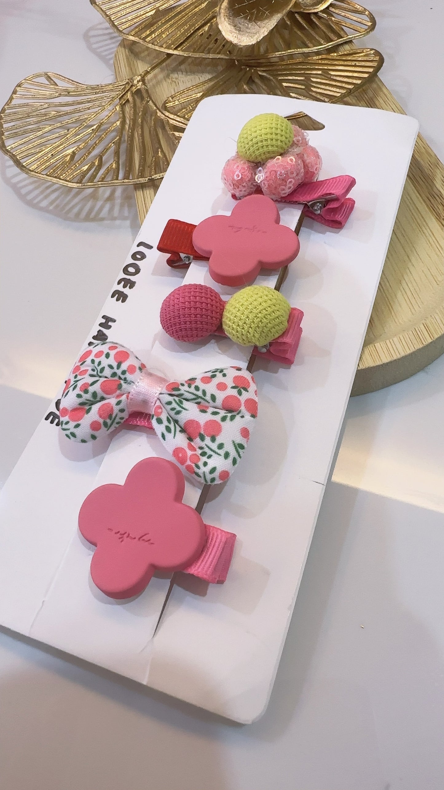 LOOEE Kids Ribbon Hair Clip