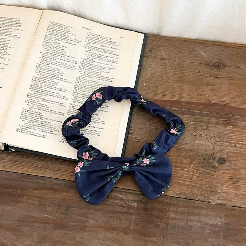 Navy Floral Baby Romper Jumpsuit