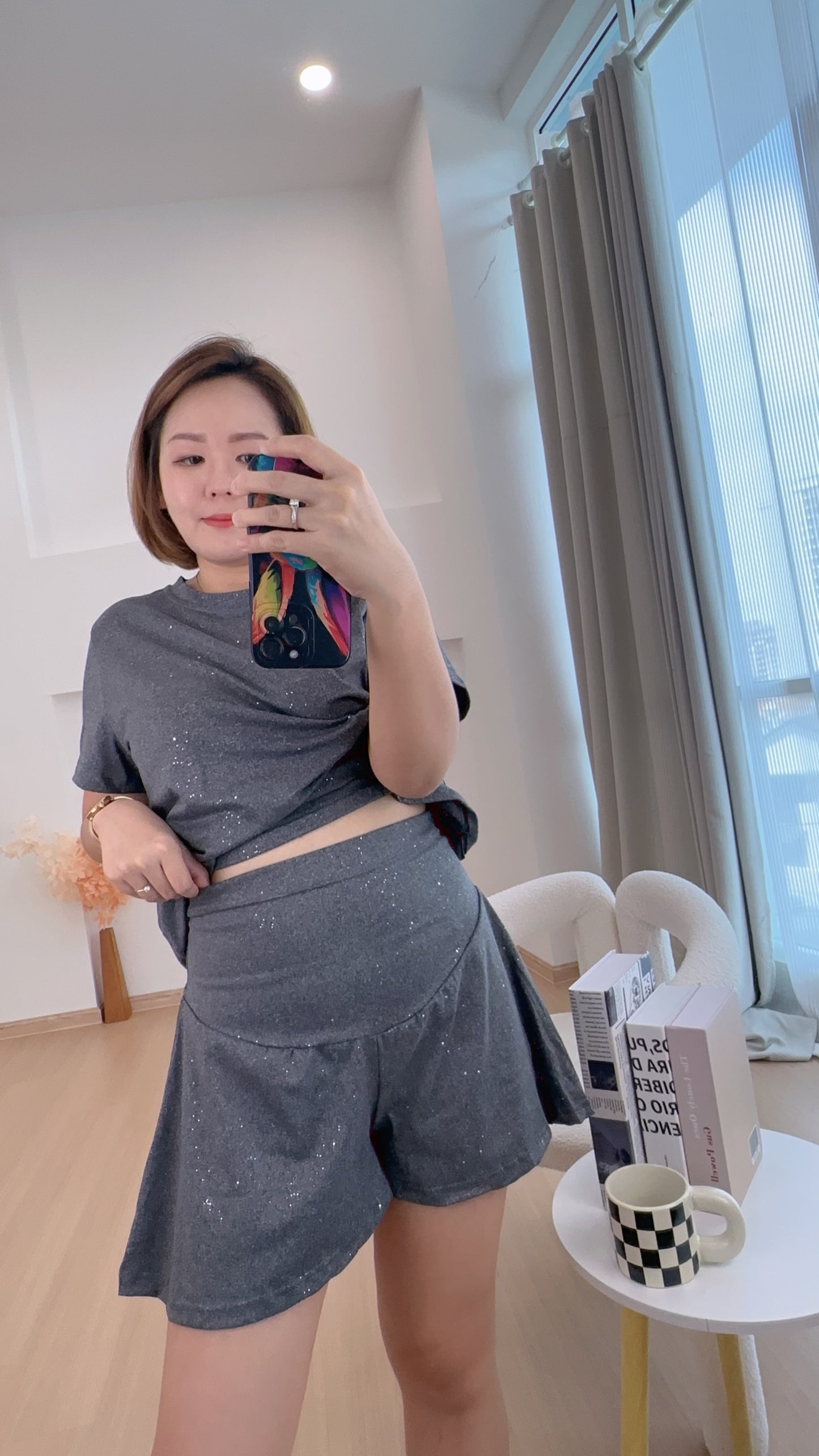 Asther Grey Comfy Set