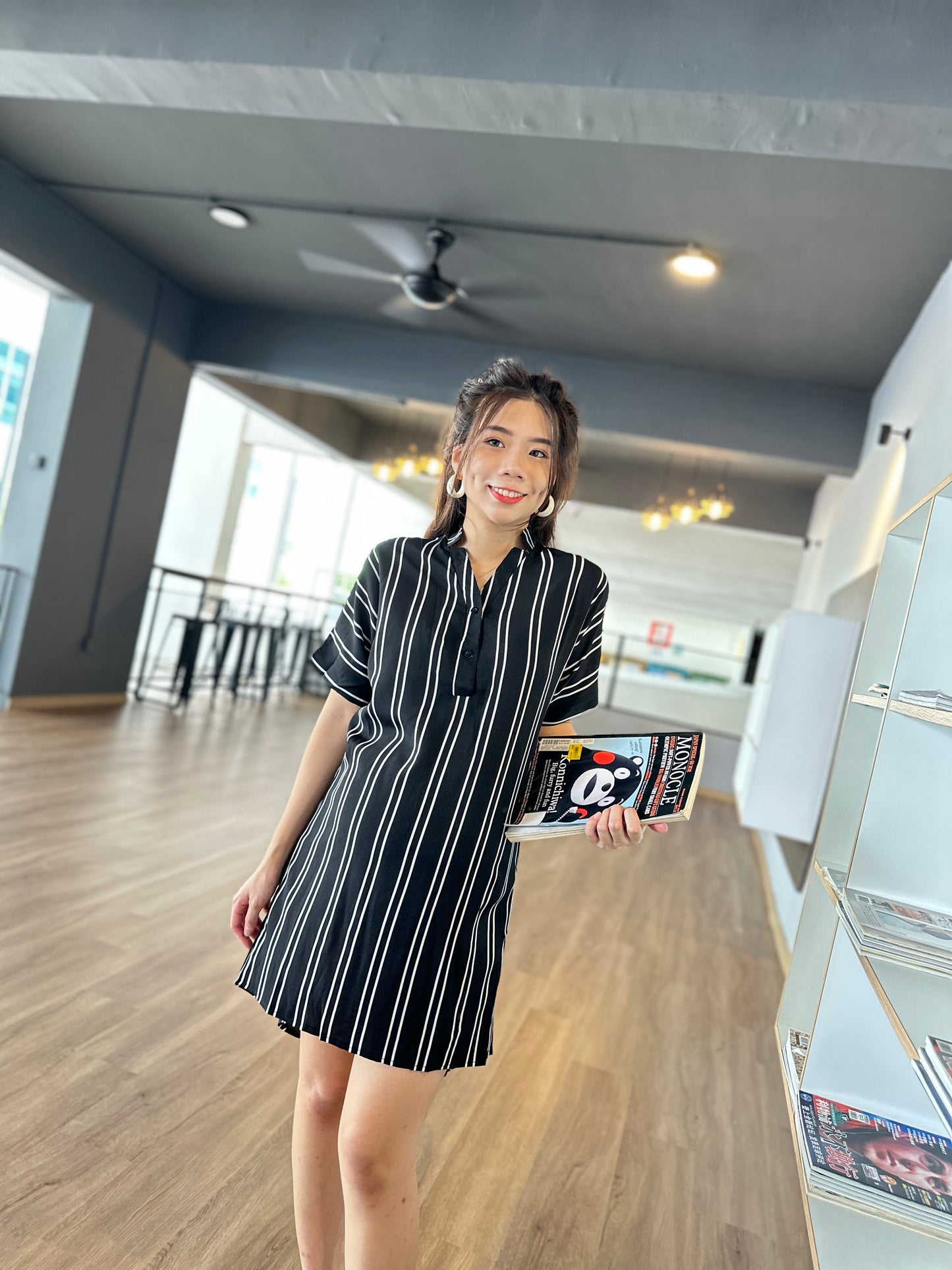 Zora Stripes Glowy Loose Dress