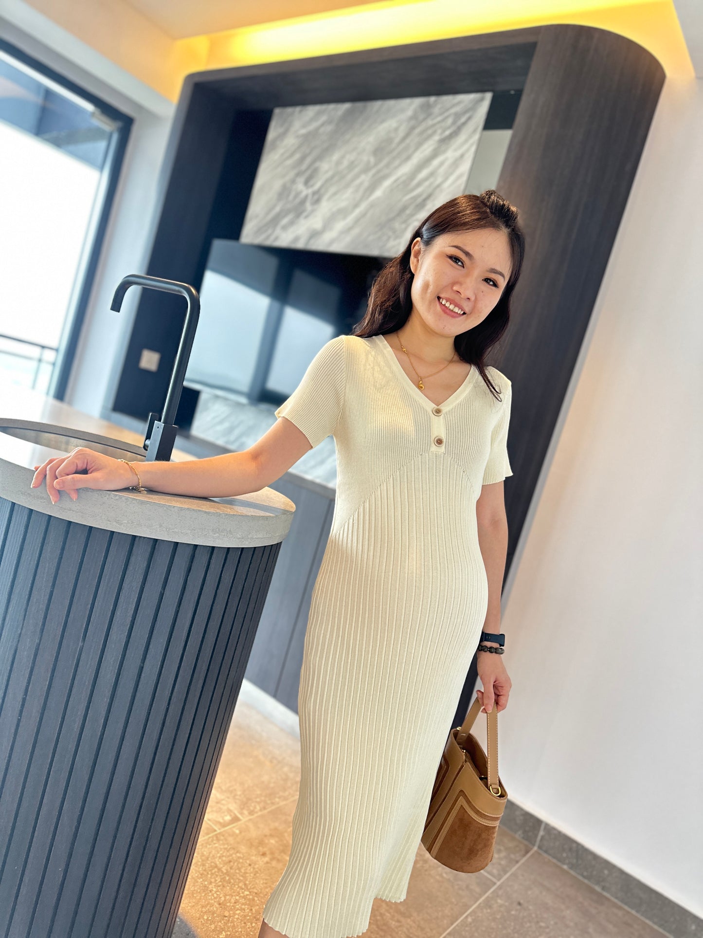 Donna Fitted Knits Dress