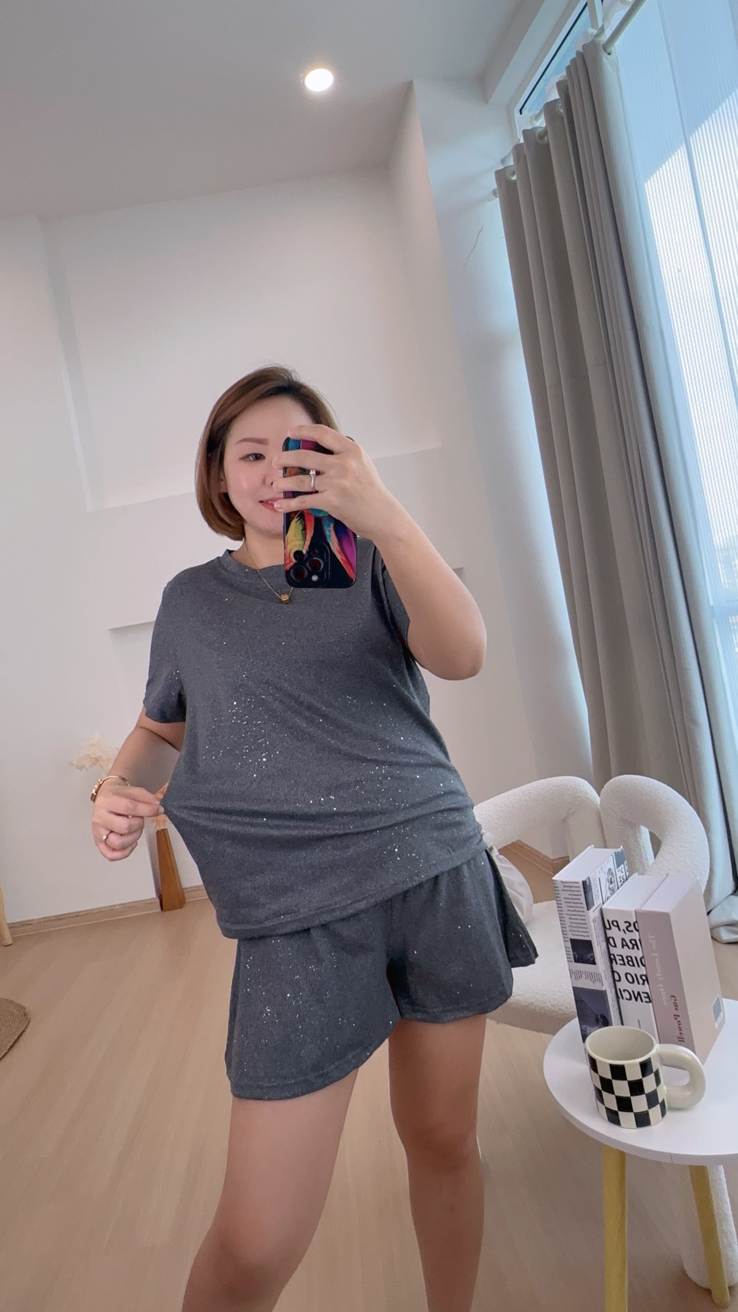 Asther Grey Comfy Set