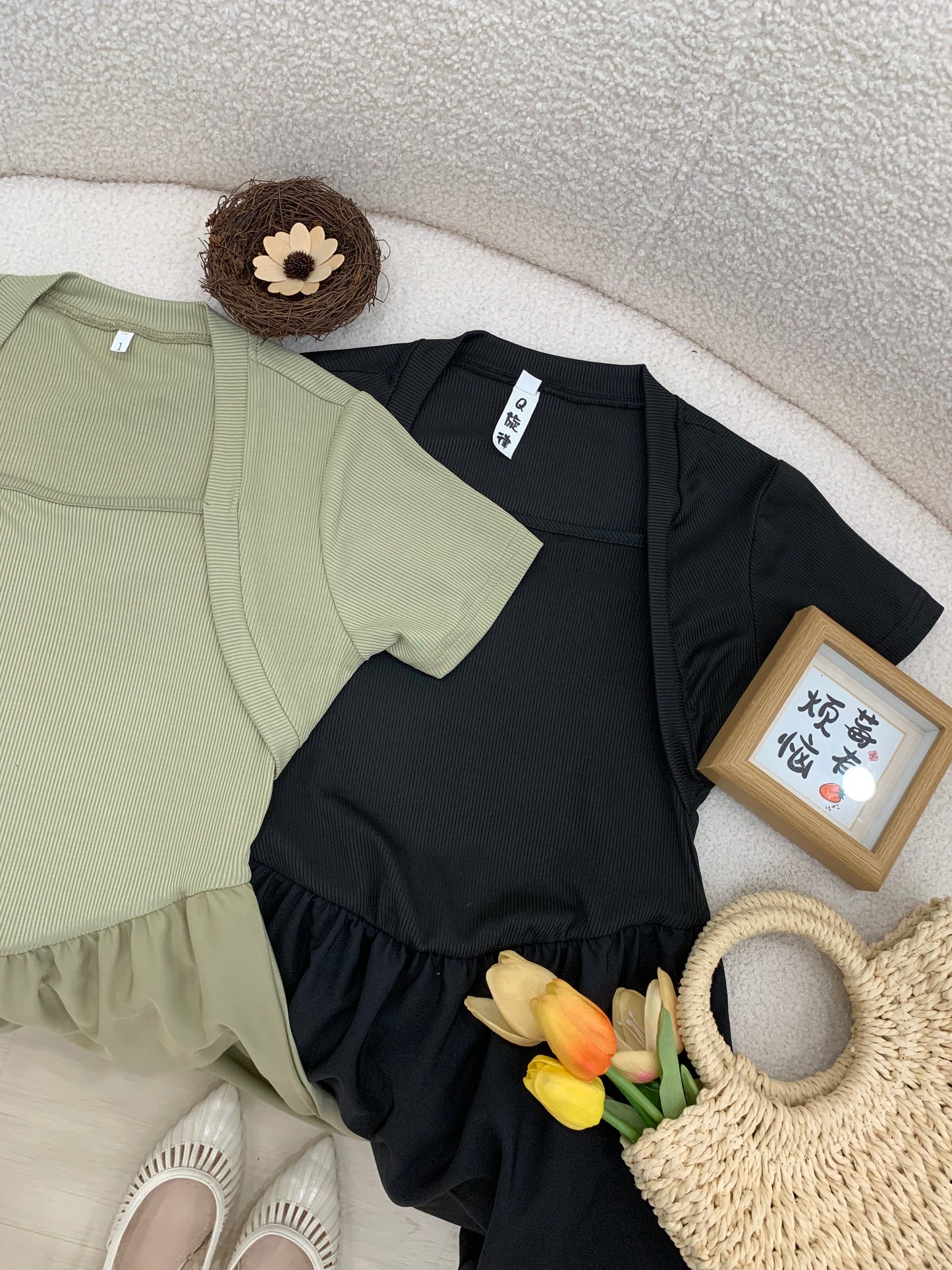 Celine Square Neck Midi Dress