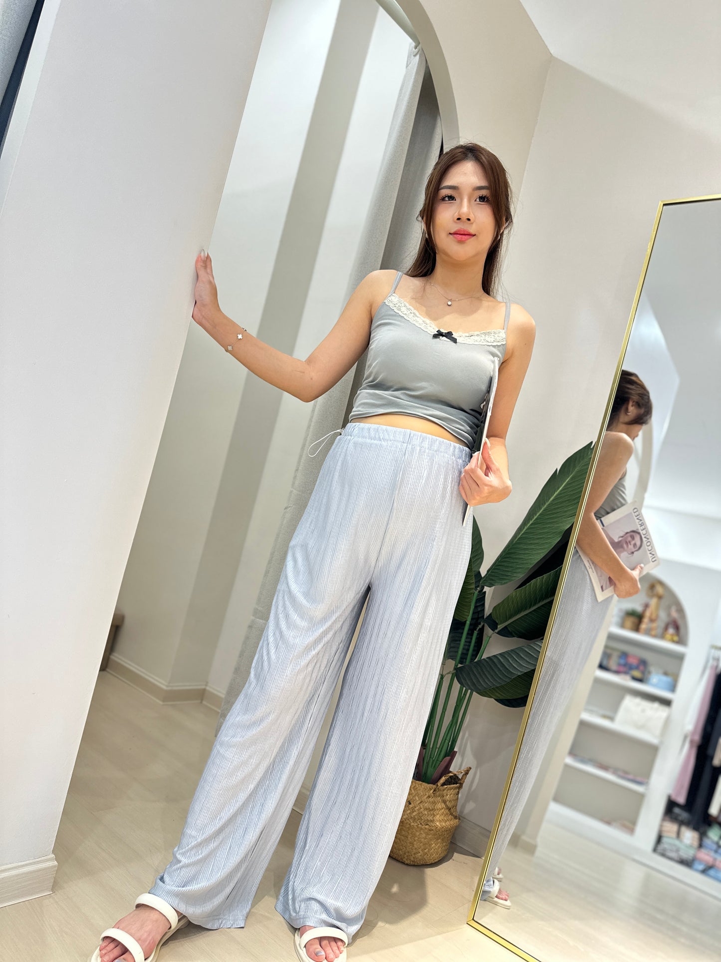 Masanon Sheer Long Pant