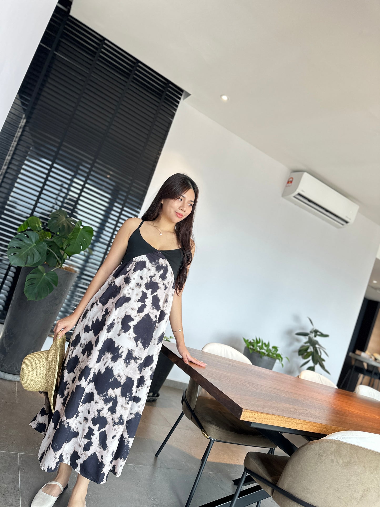 Zeeyan Flow Long Dress