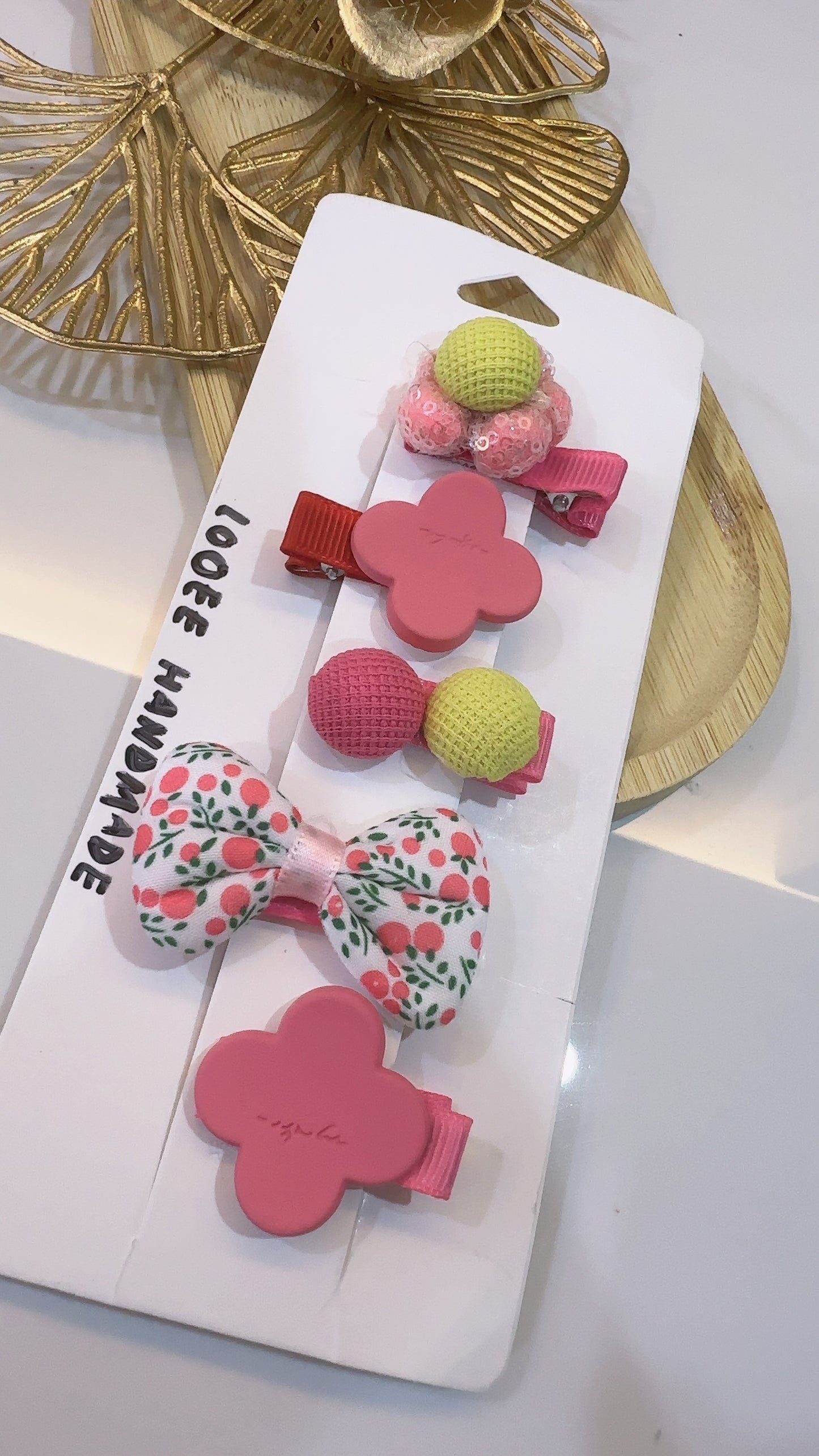 LOOEE Kids Ribbon Hair Clip