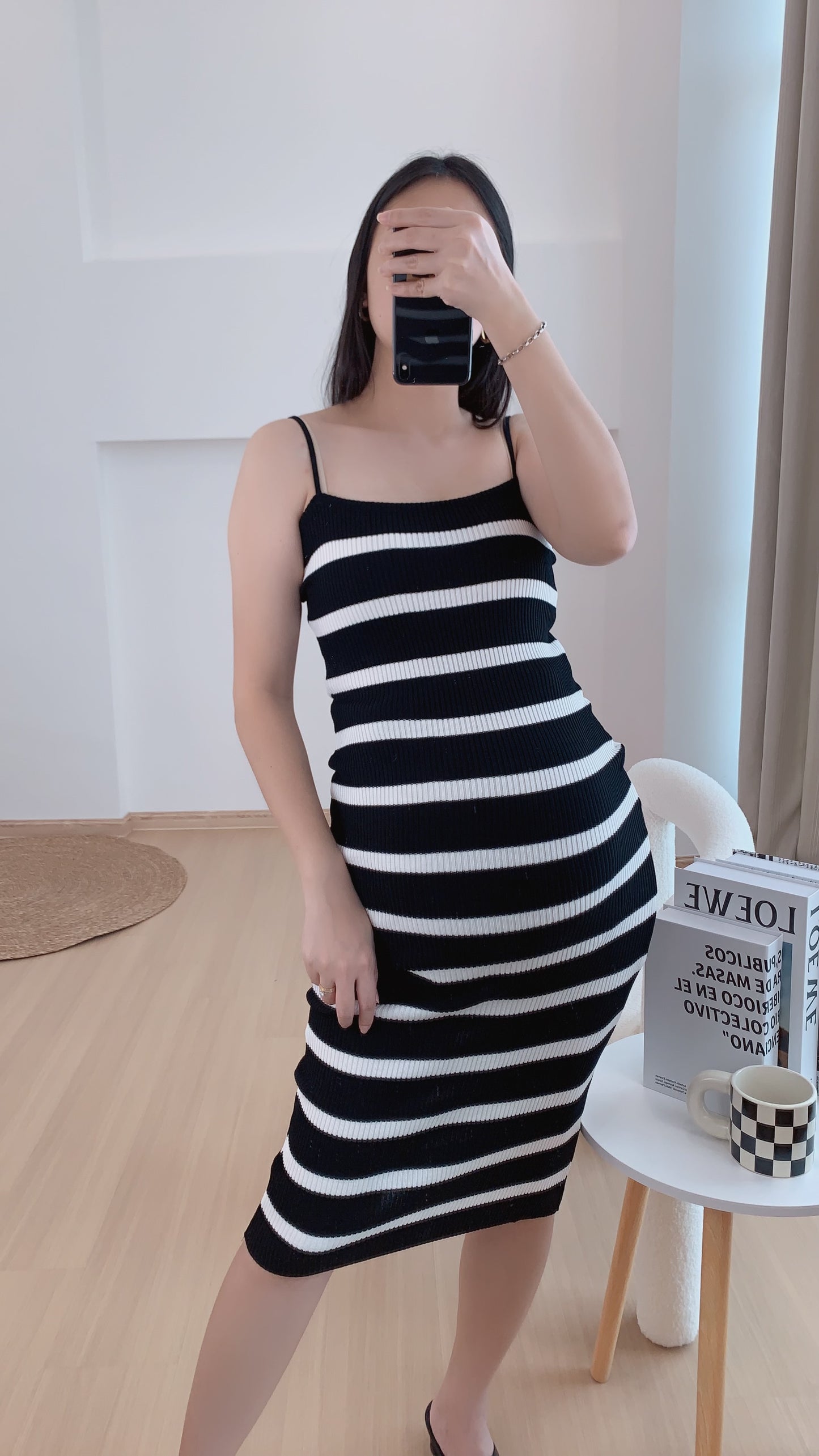 Anya Stripes Knits Dress
