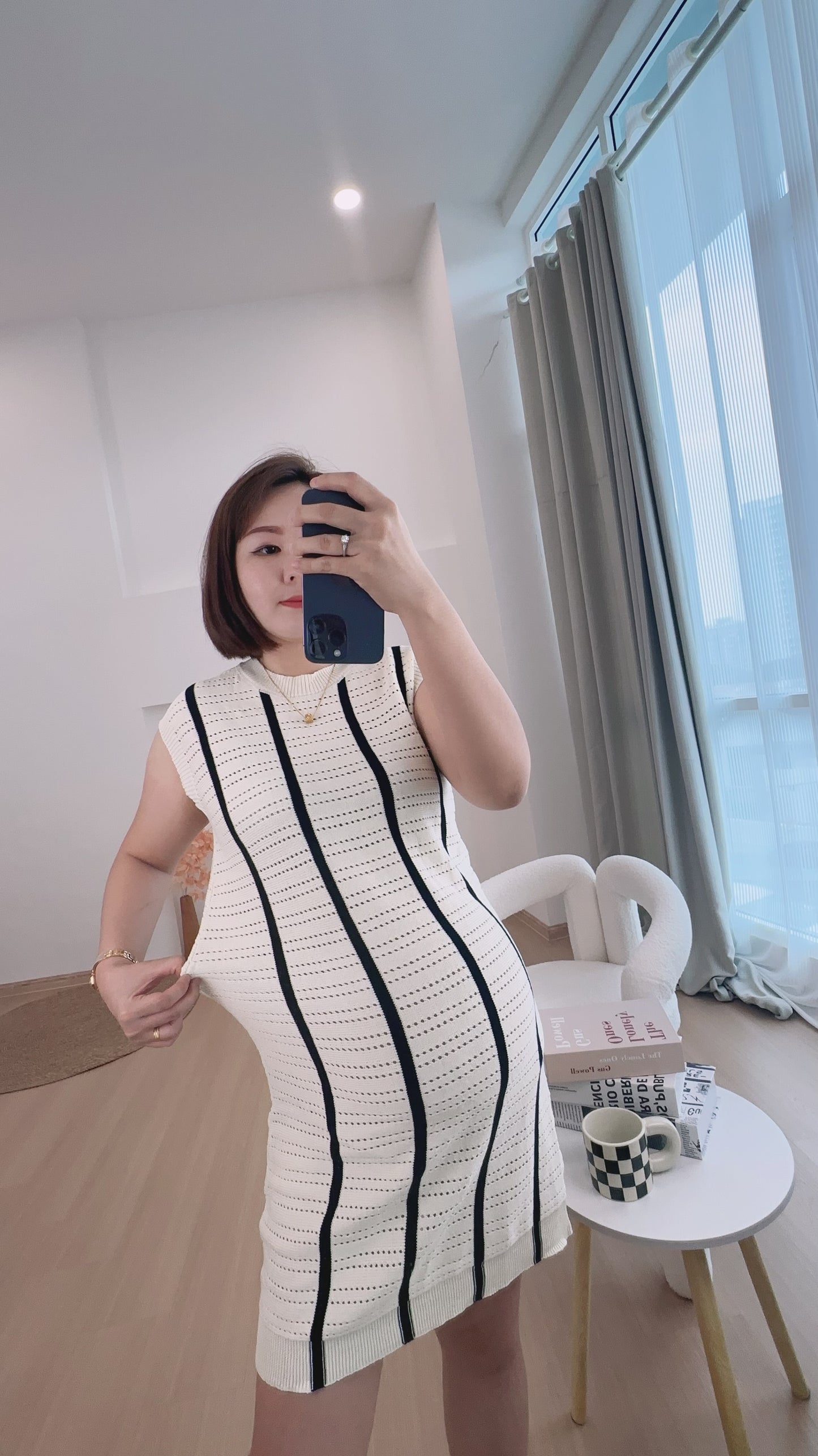 Adeen Knitted Knits Dress