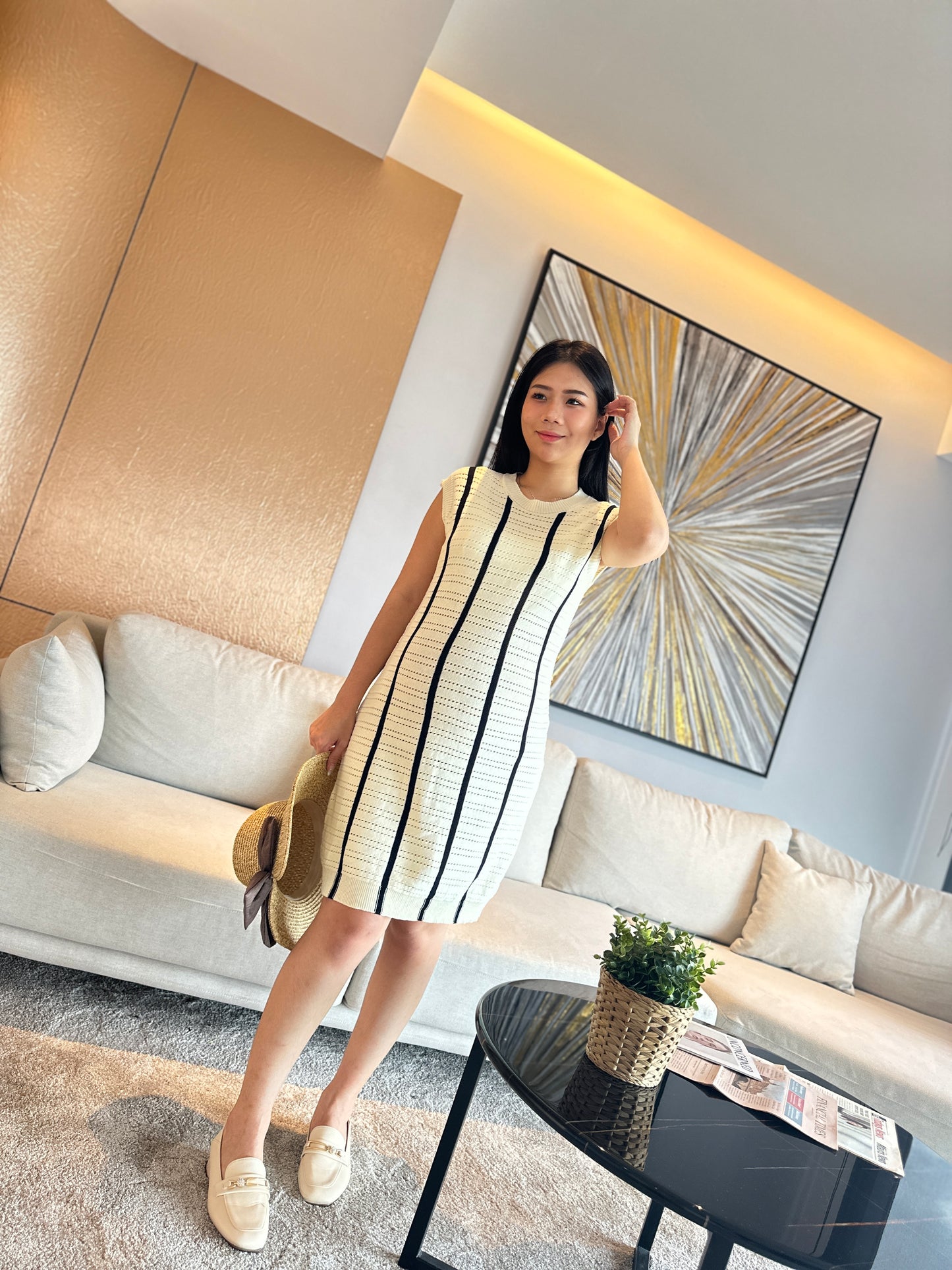 Adeen Knitted Knits Dress