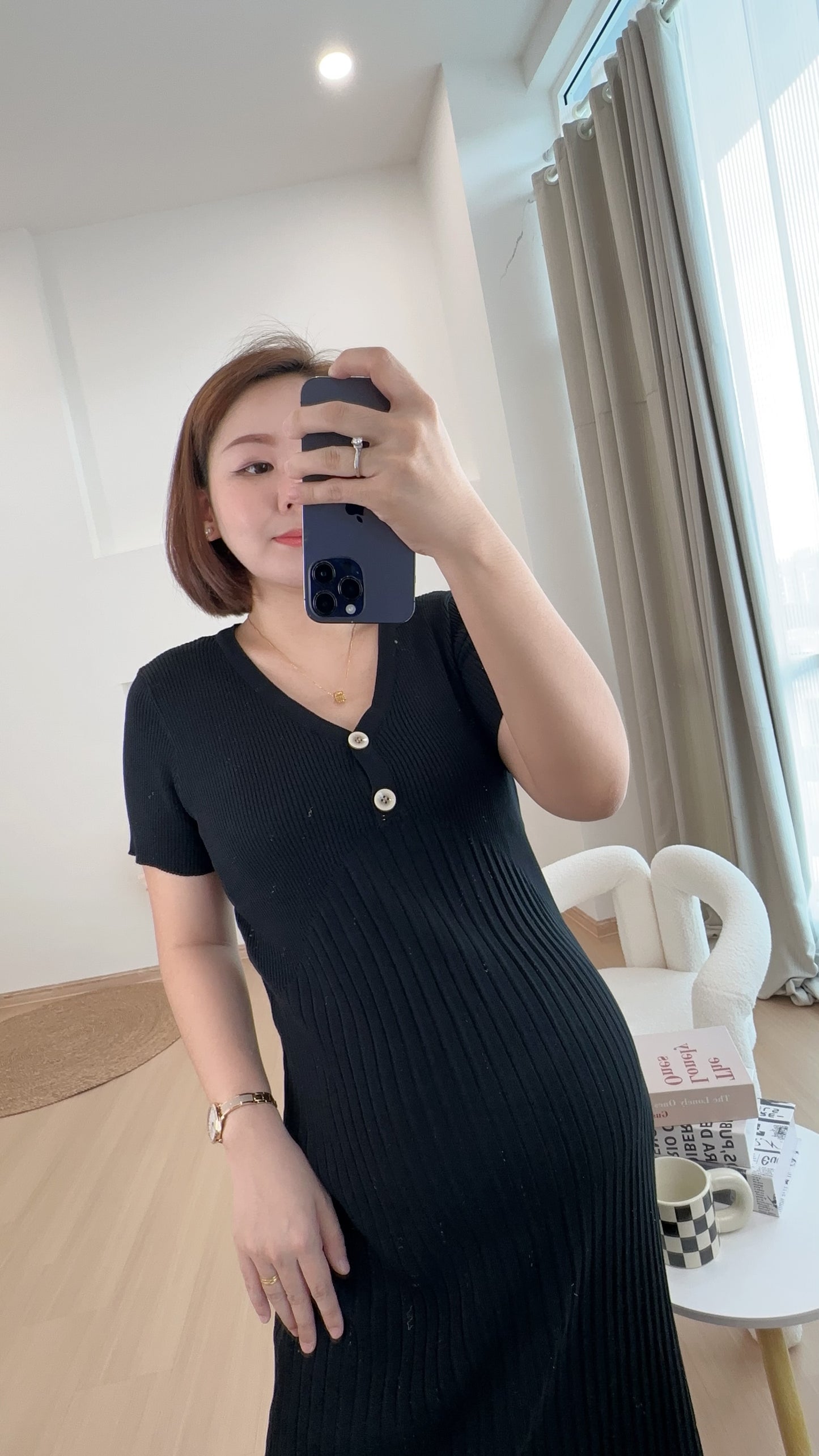 Donna Fitted Knits Dress