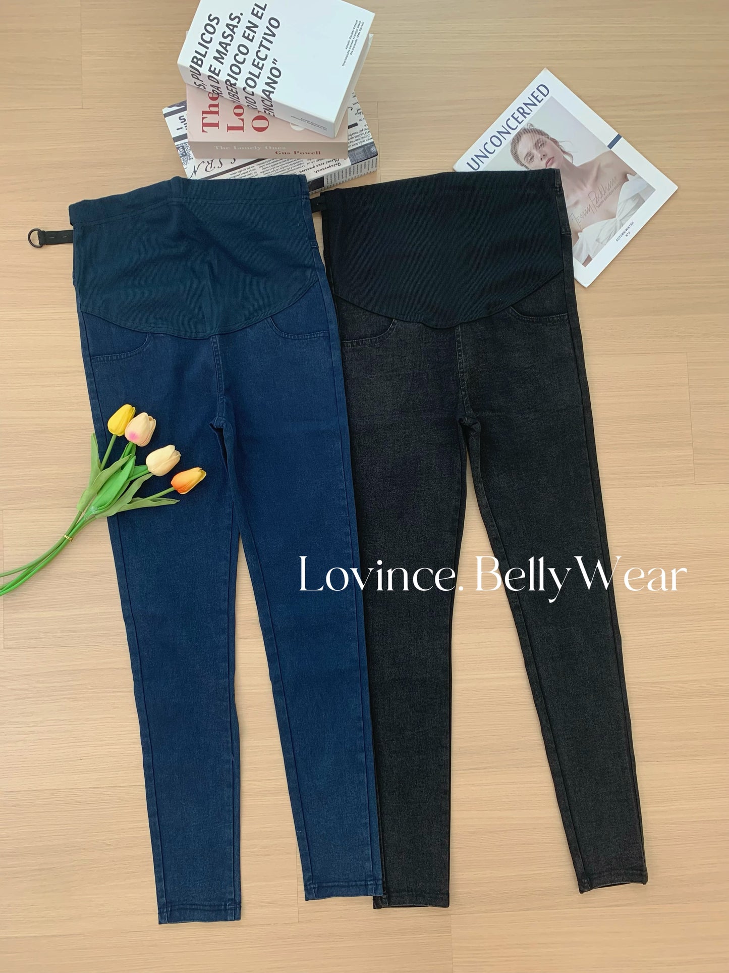 Casual Maternity Long Jeans
