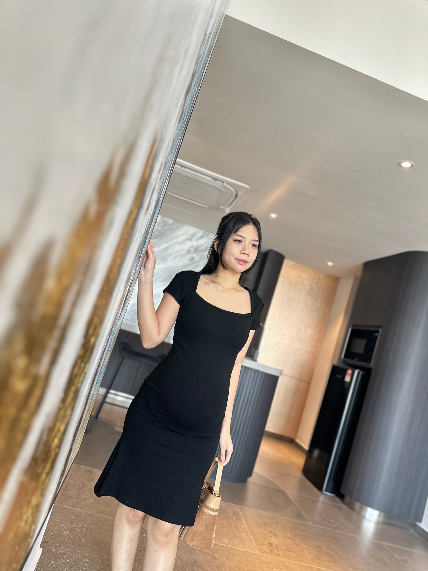 Melanie Fitted Cotton Dress