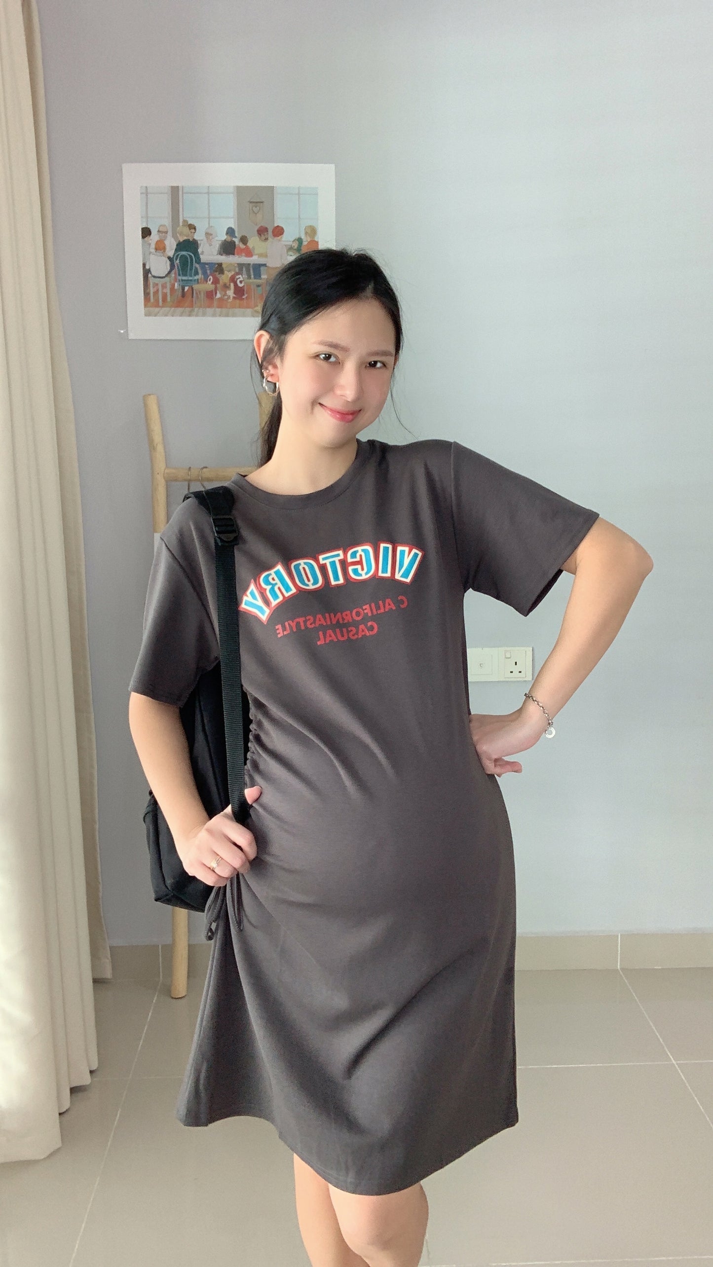 Veeah Cotton Stretchy TeeDress