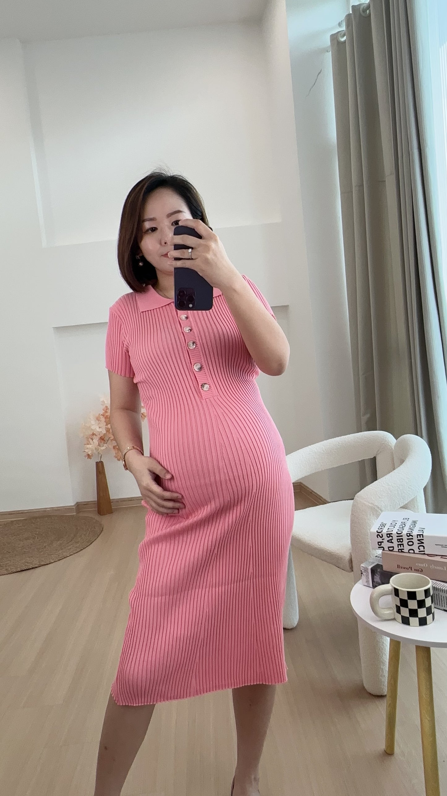 Yuna Knits Fitted Dress