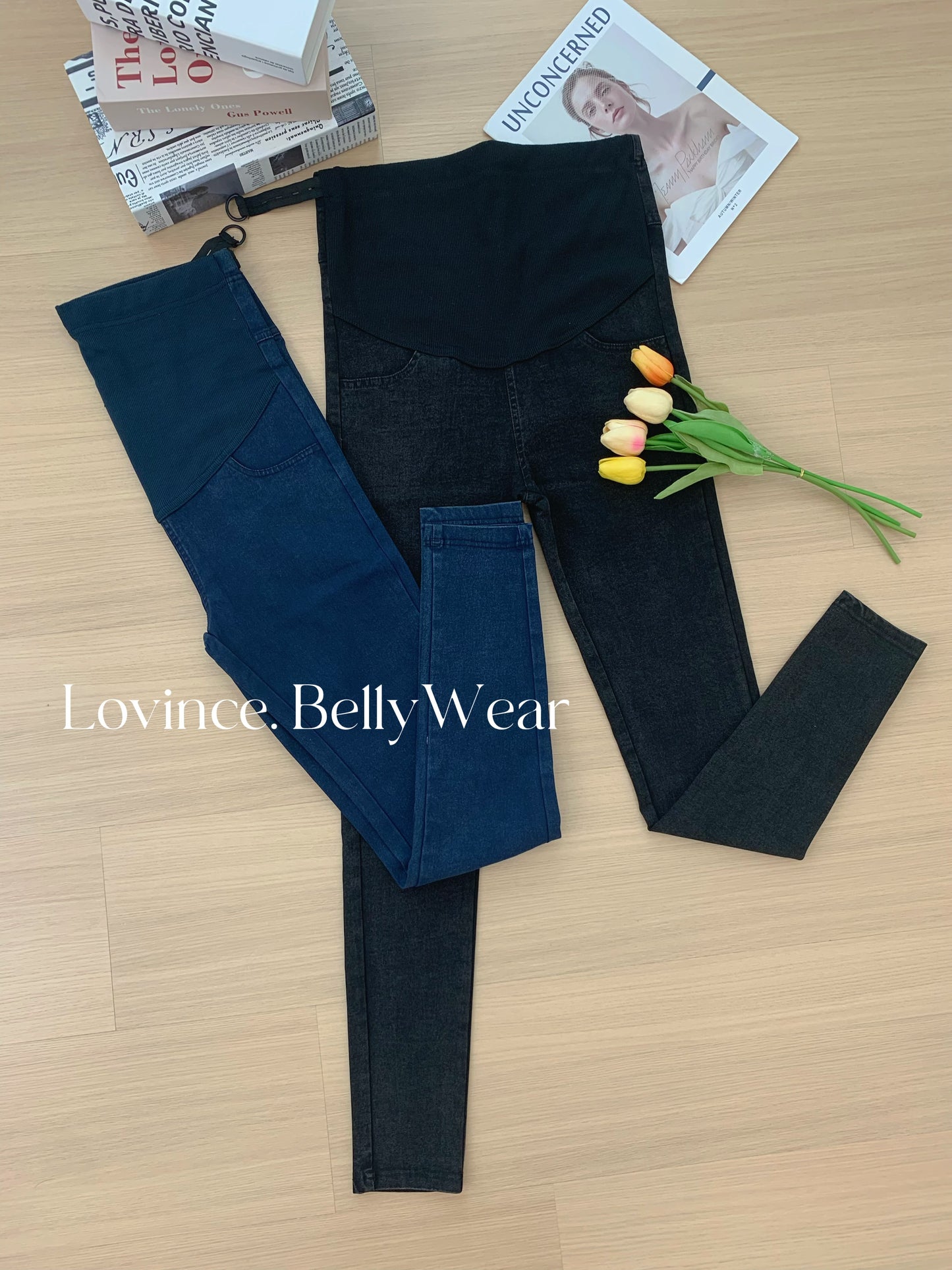 Casual Maternity Long Jeans