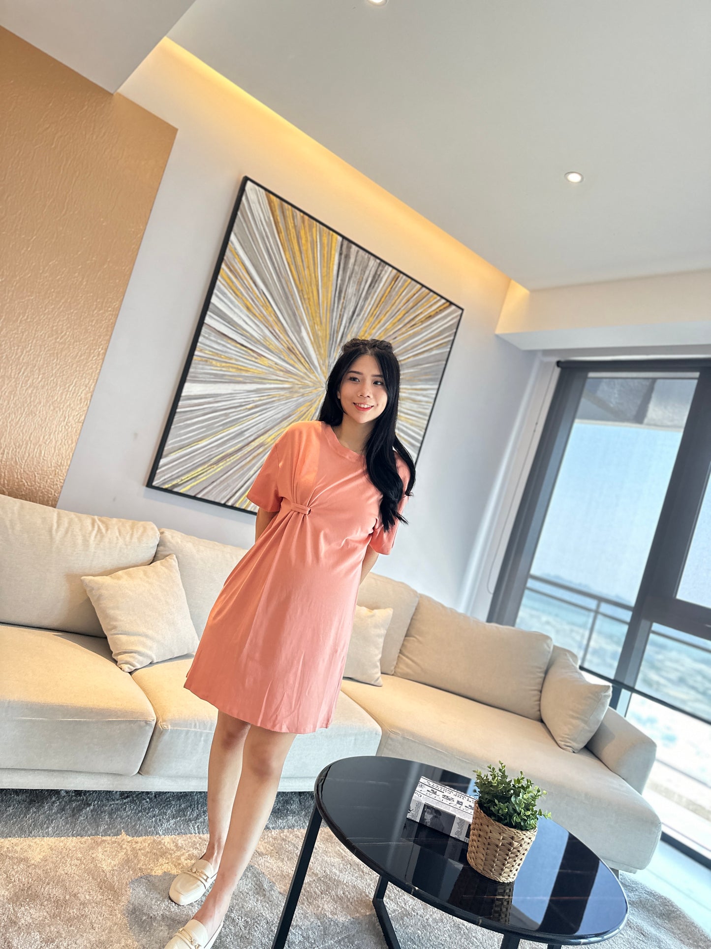 Lovince Polene Cotton Belted Dress