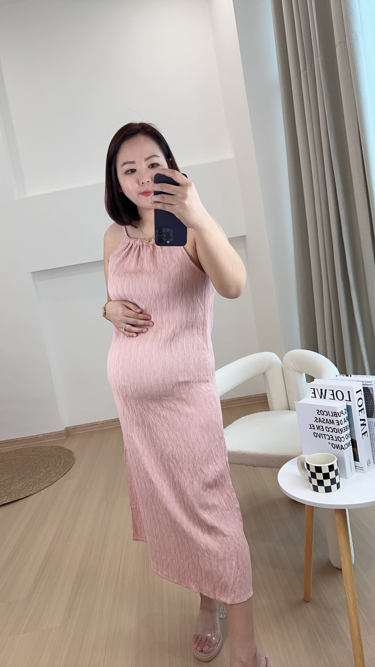 Giana Halter Neck Long Dress
