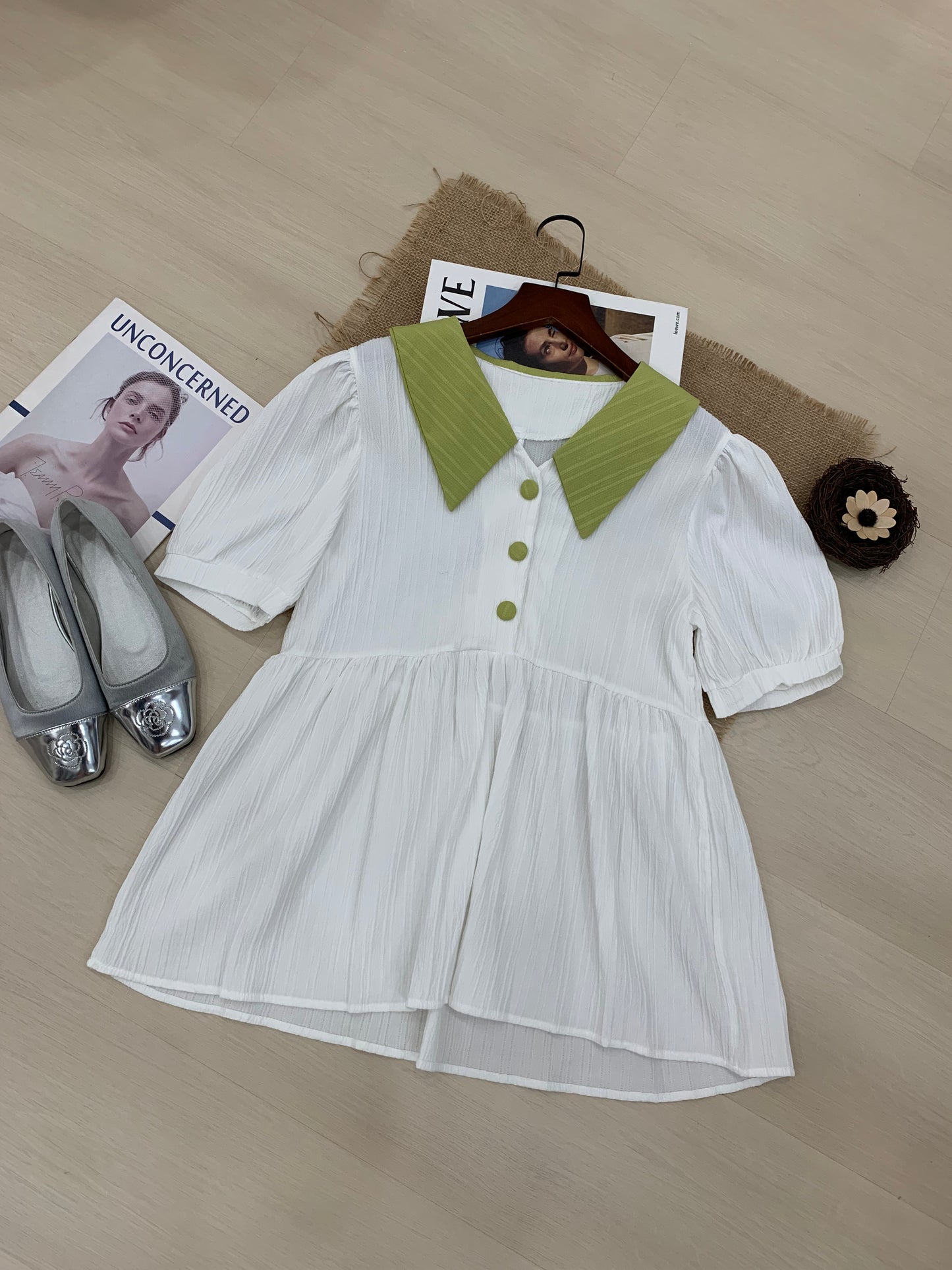 Xylia Front Button Blouse