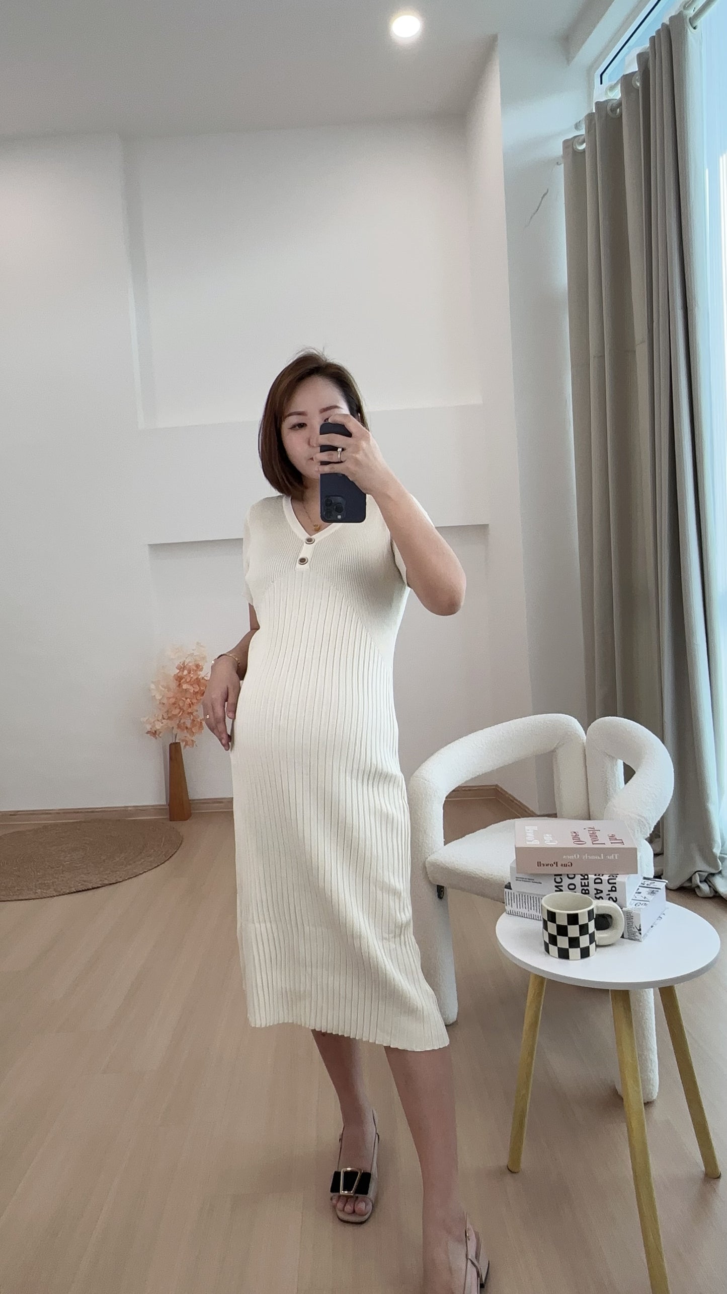 Donna Fitted Knits Dress