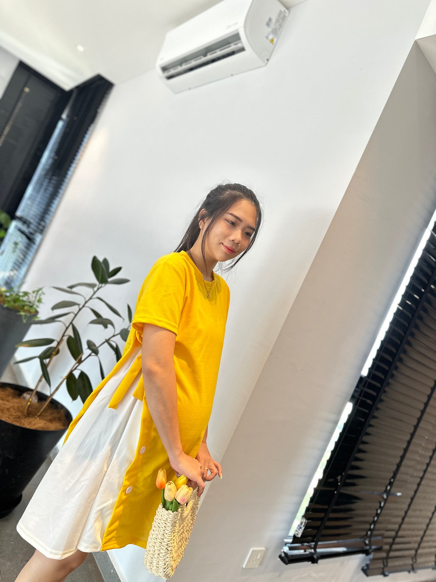 Yeera Summer Short Sleeve Dress