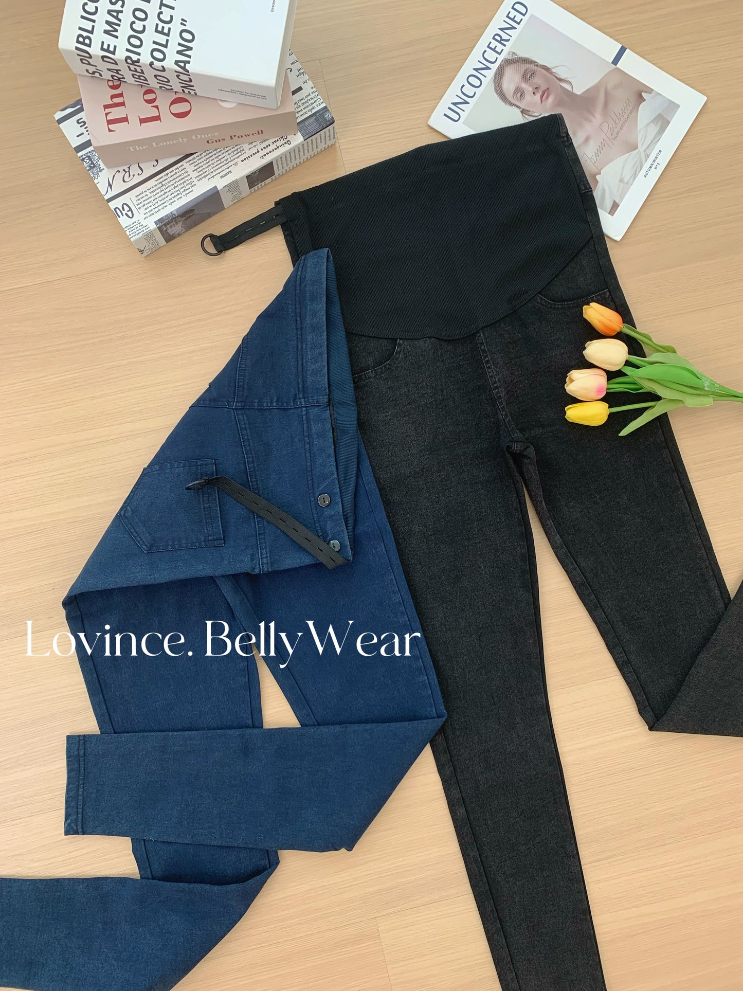 Casual Maternity Long Jeans