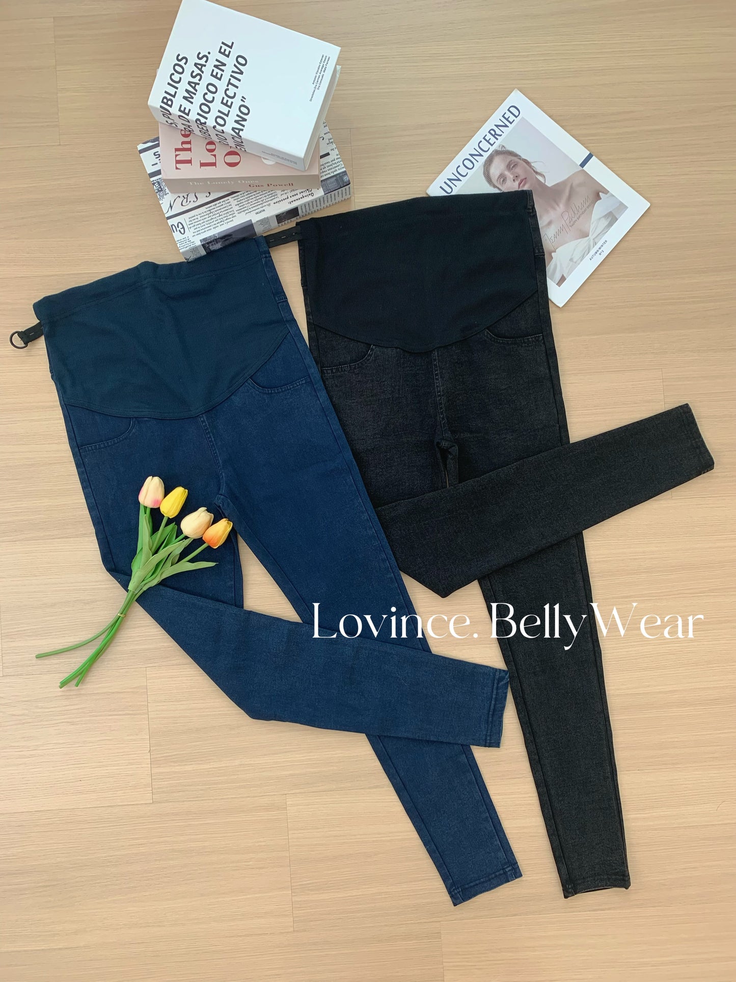 Casual Maternity Long Jeans