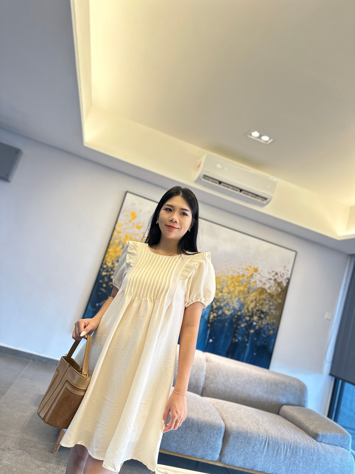 Hellie French Chiffon Dress