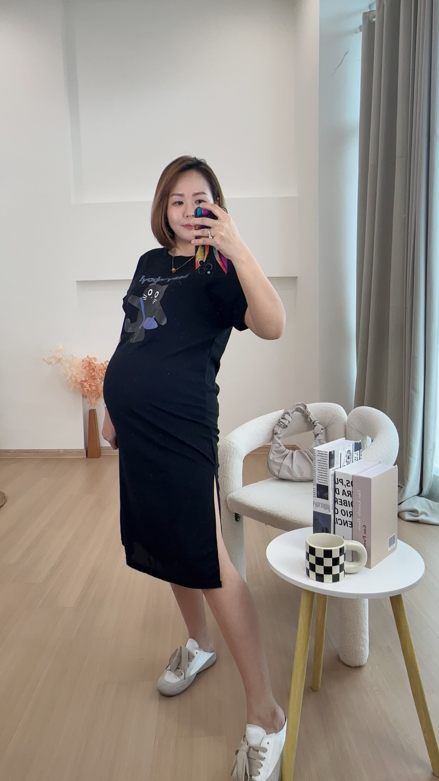 Gill Meow Comfy Tee Dress