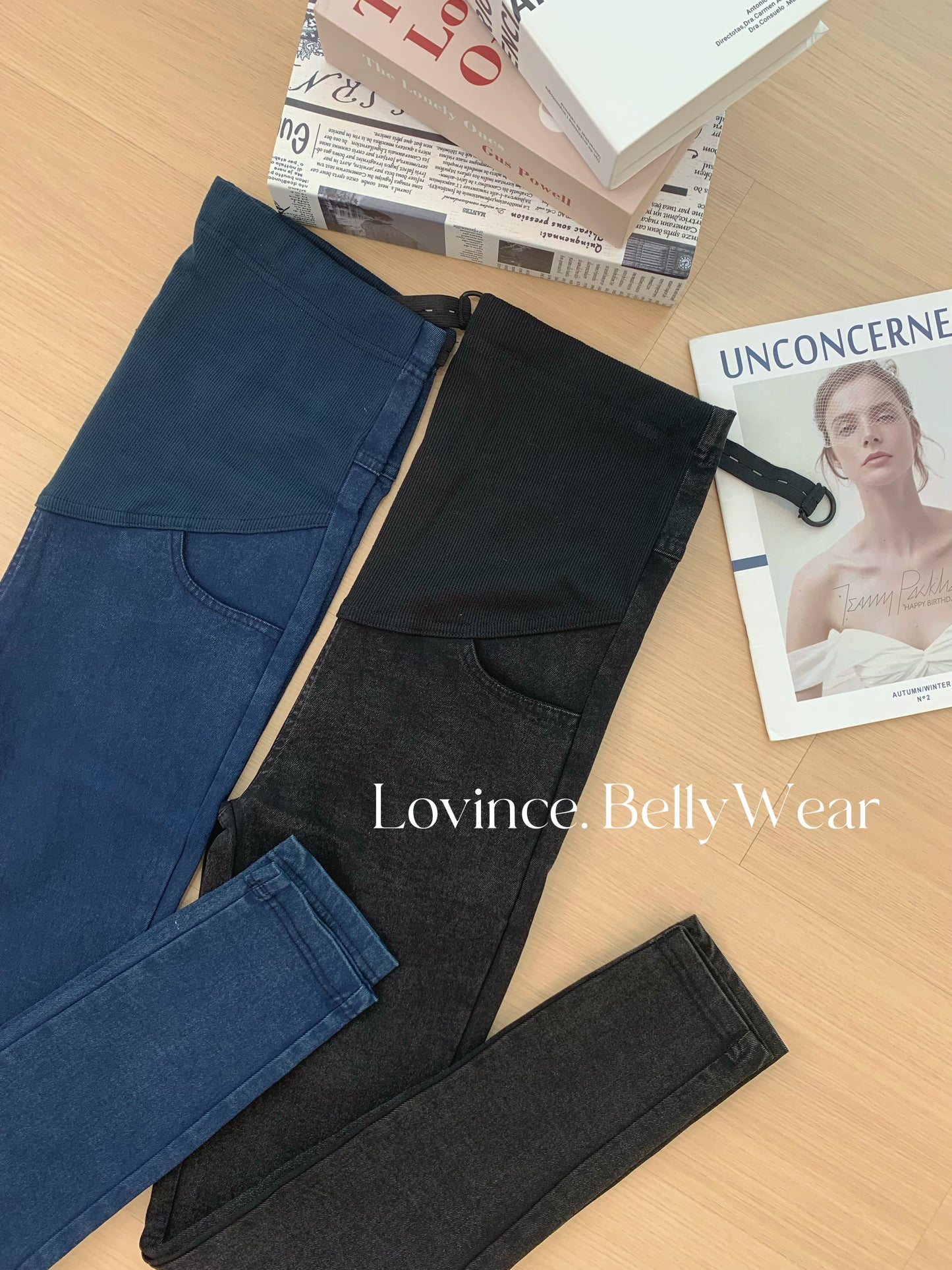 Casual Maternity Long Jeans