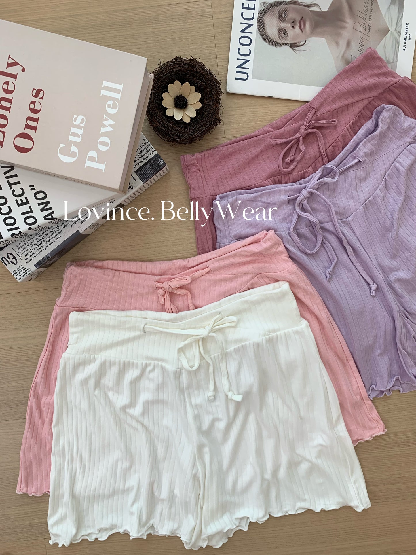 Pit Stripes Casual Maternity Short Pant