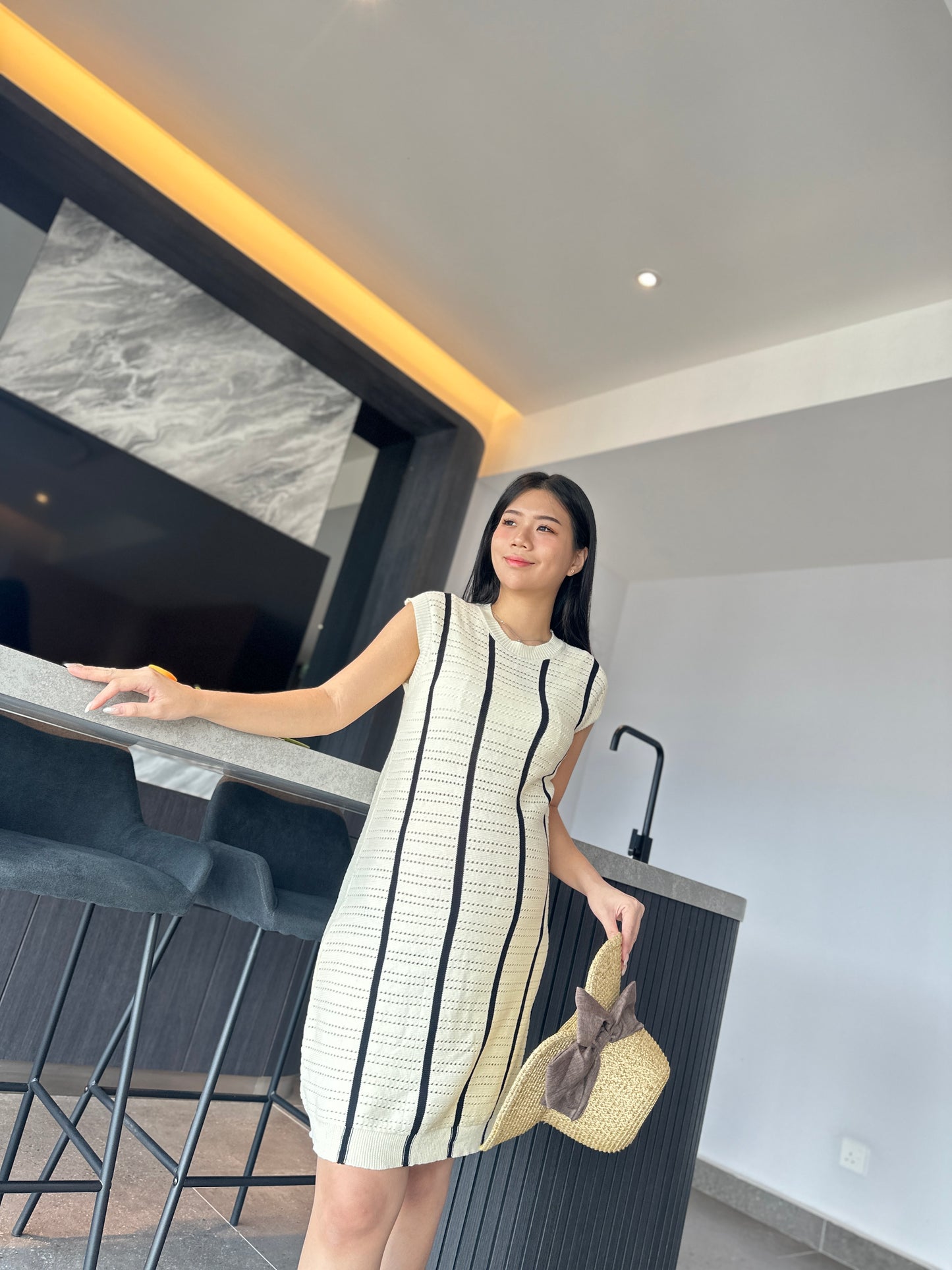 Adeen Knitted Knits Dress