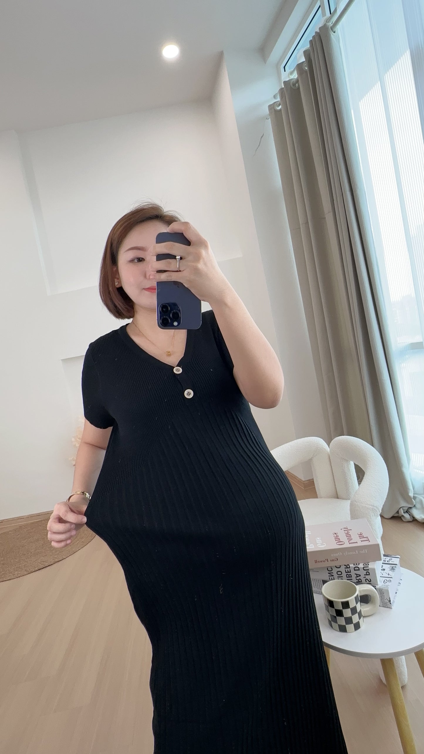 Donna Fitted Knits Dress