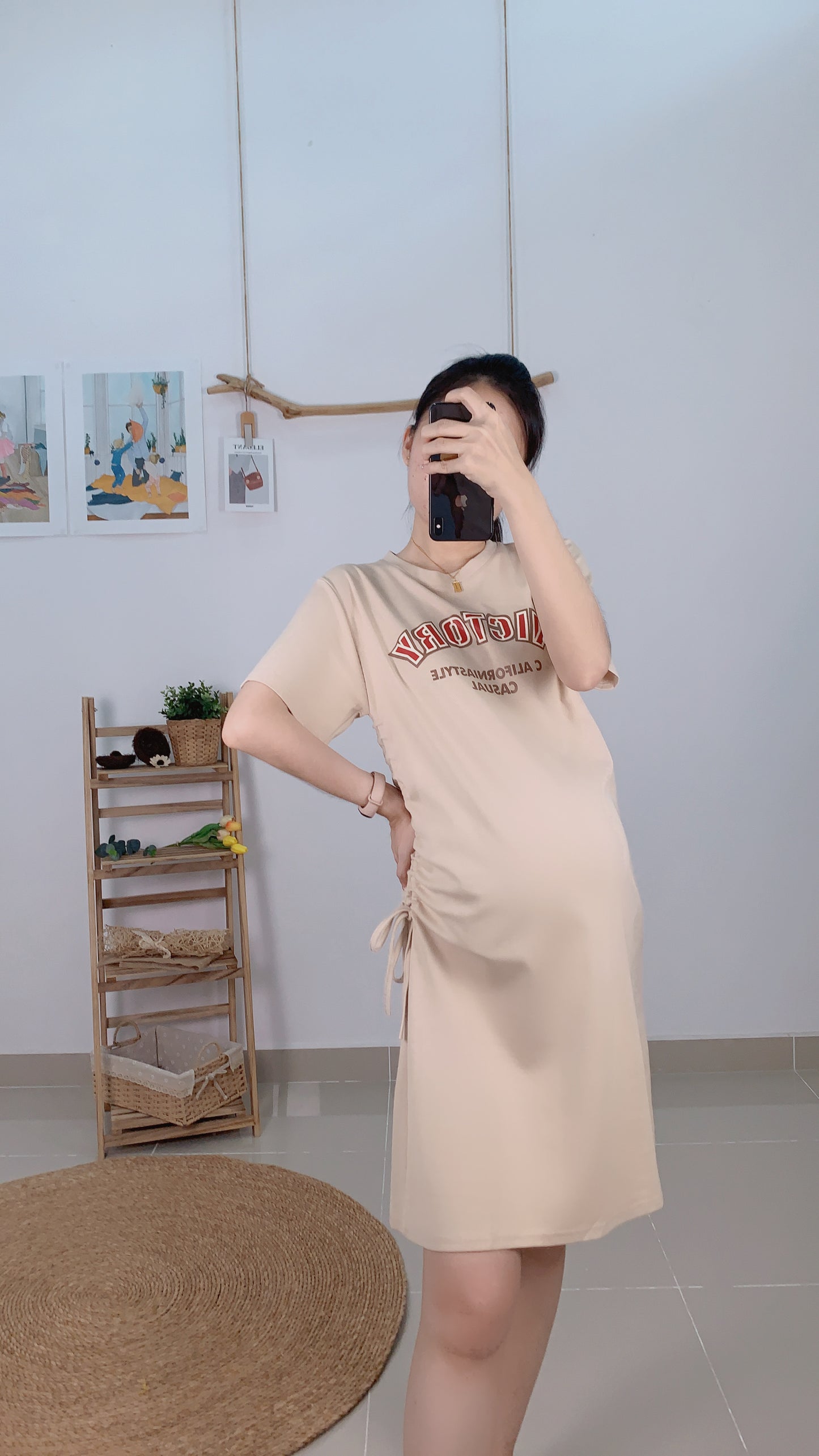 Veeah Cotton Stretchy TeeDress